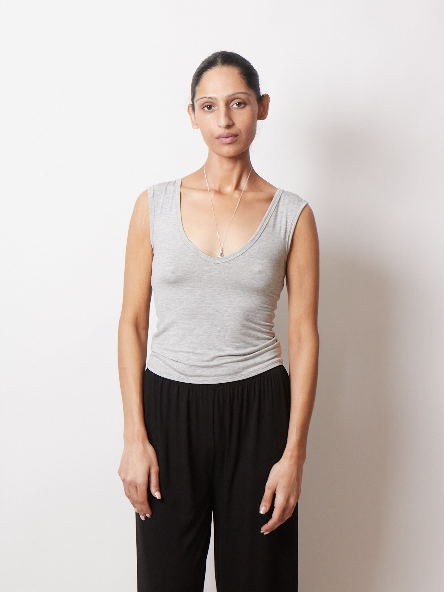 Kye Intimates Shell Sleeveless Top Dove, curated by Shop Sommer in San Francisco.