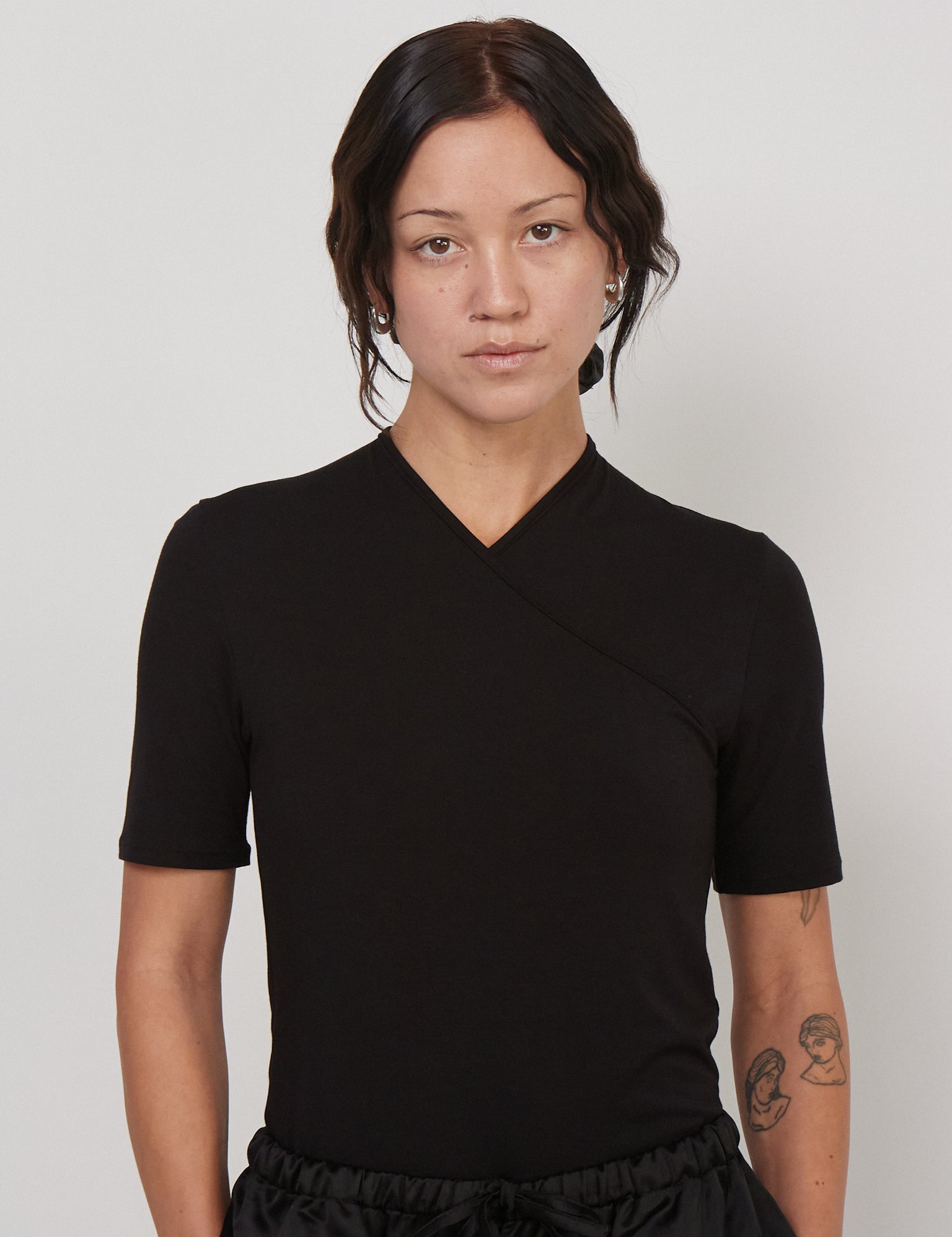 Kye Intimates Recline French Sleeve Black Shop Sommer San Francisco