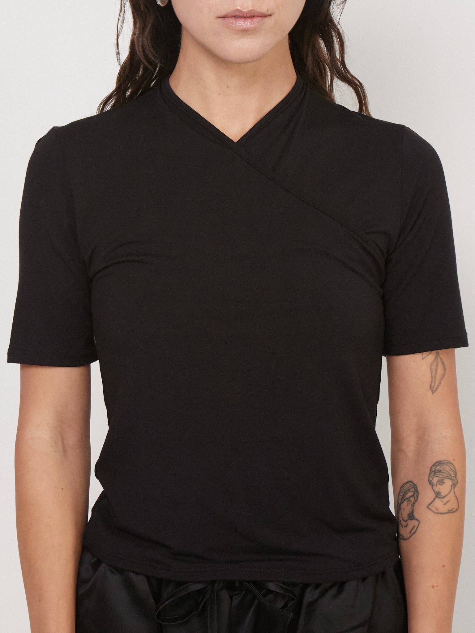 Kye Intimates Recline French Sleeve Black Shop Sommer San Francisco