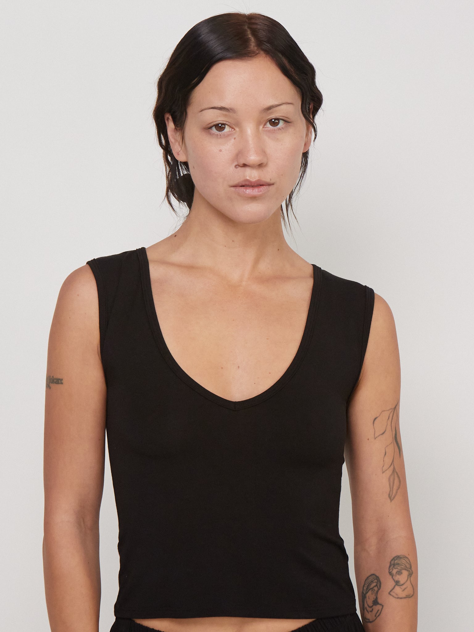 Kye Intimates Recline Shell Sleeveless Top Black, curated by Shop Sommer in San Francisco.