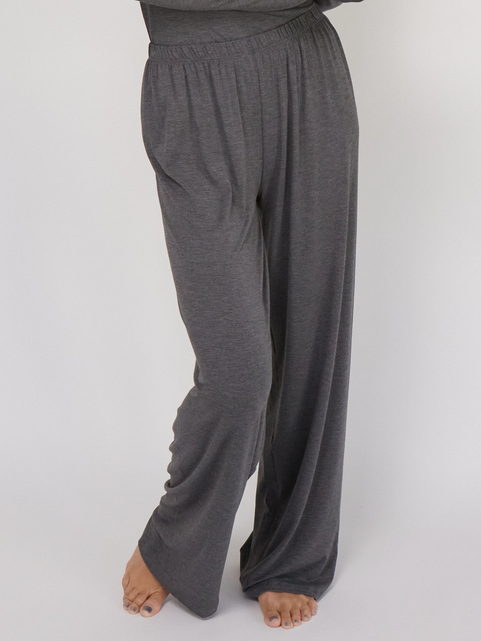 Kye Intimates Recline Pant in Charcoal Shop Sommer San Francisco
