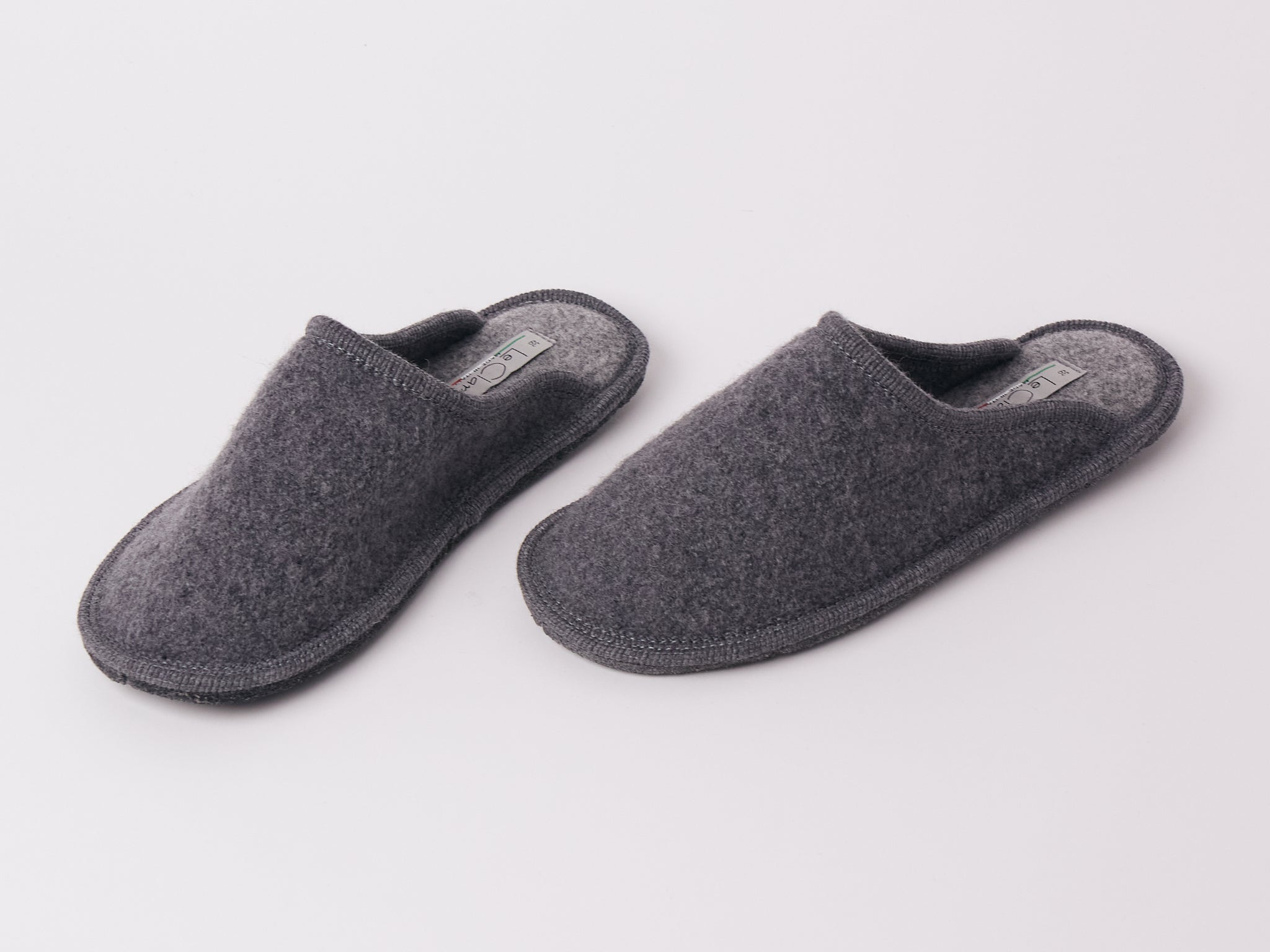 Le Clare Stella Slipper Grey, curated by Shop Sommer in San Francisco.