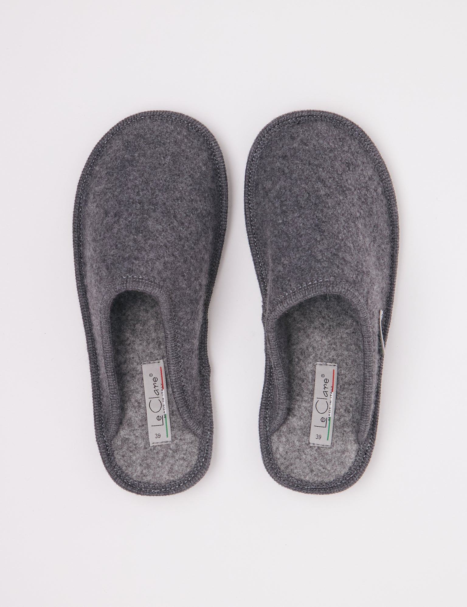 Le Clare Stella Slipper Grey, curated by Shop Sommer in San Francisco.