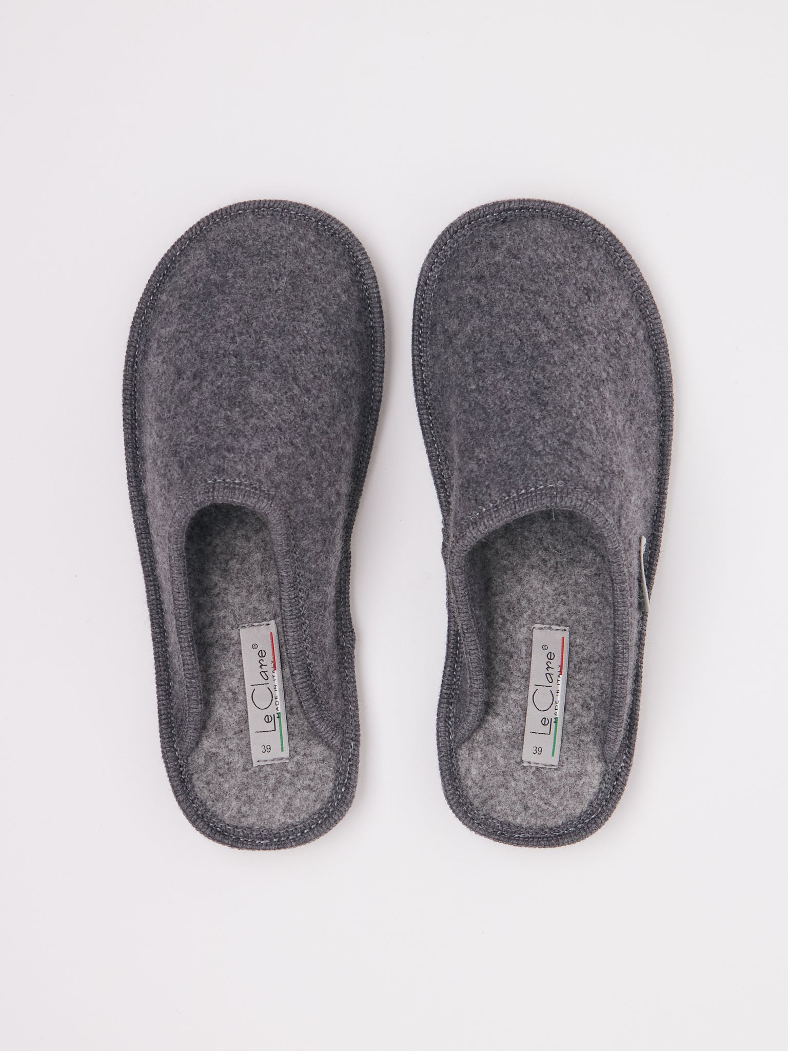 Le Clare Stella Slipper Grey, curated by Shop Sommer in San Francisco.