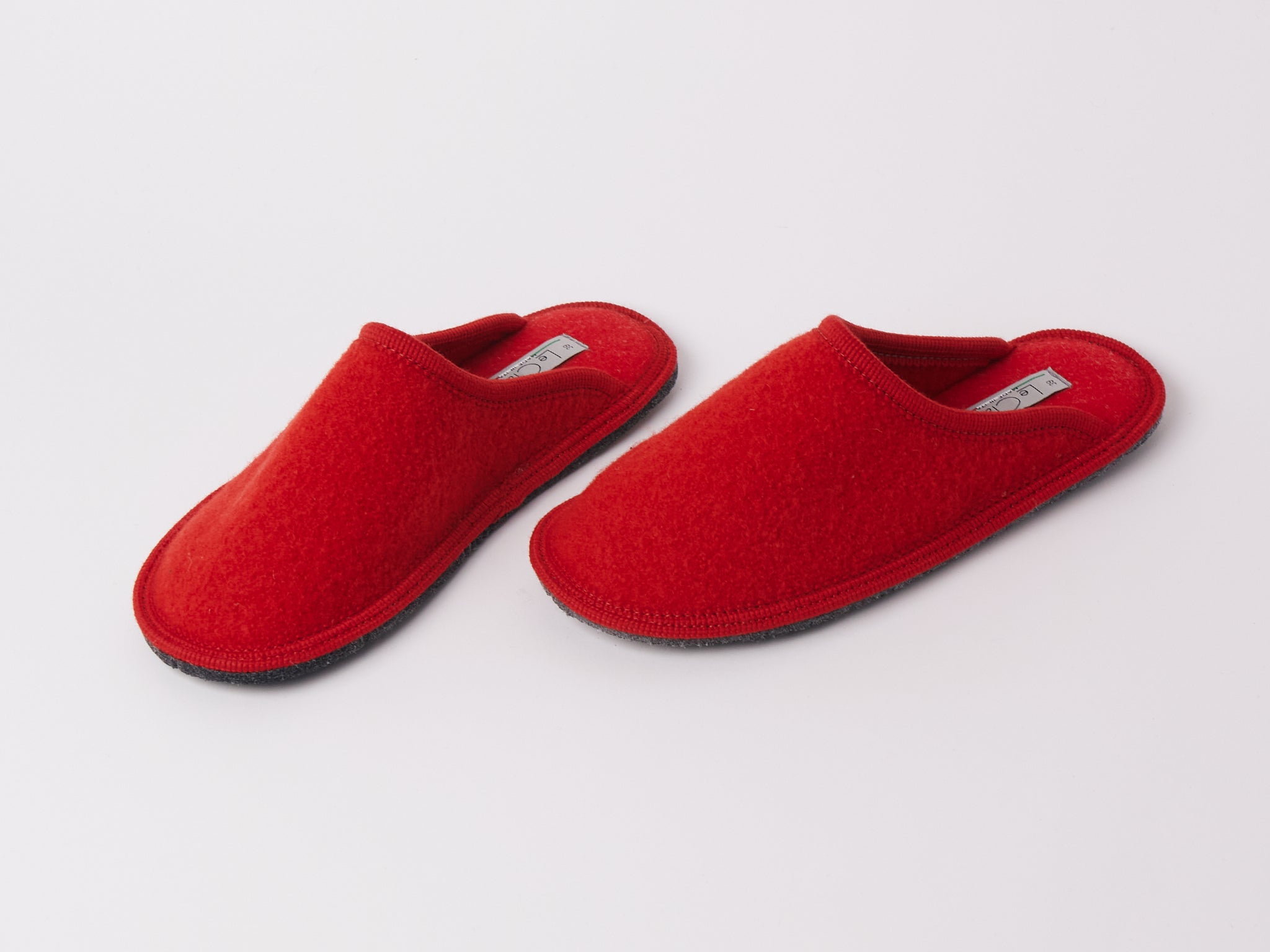 Le Clare Stella Slipper Red, curated by Shop Sommer in San Francisco.