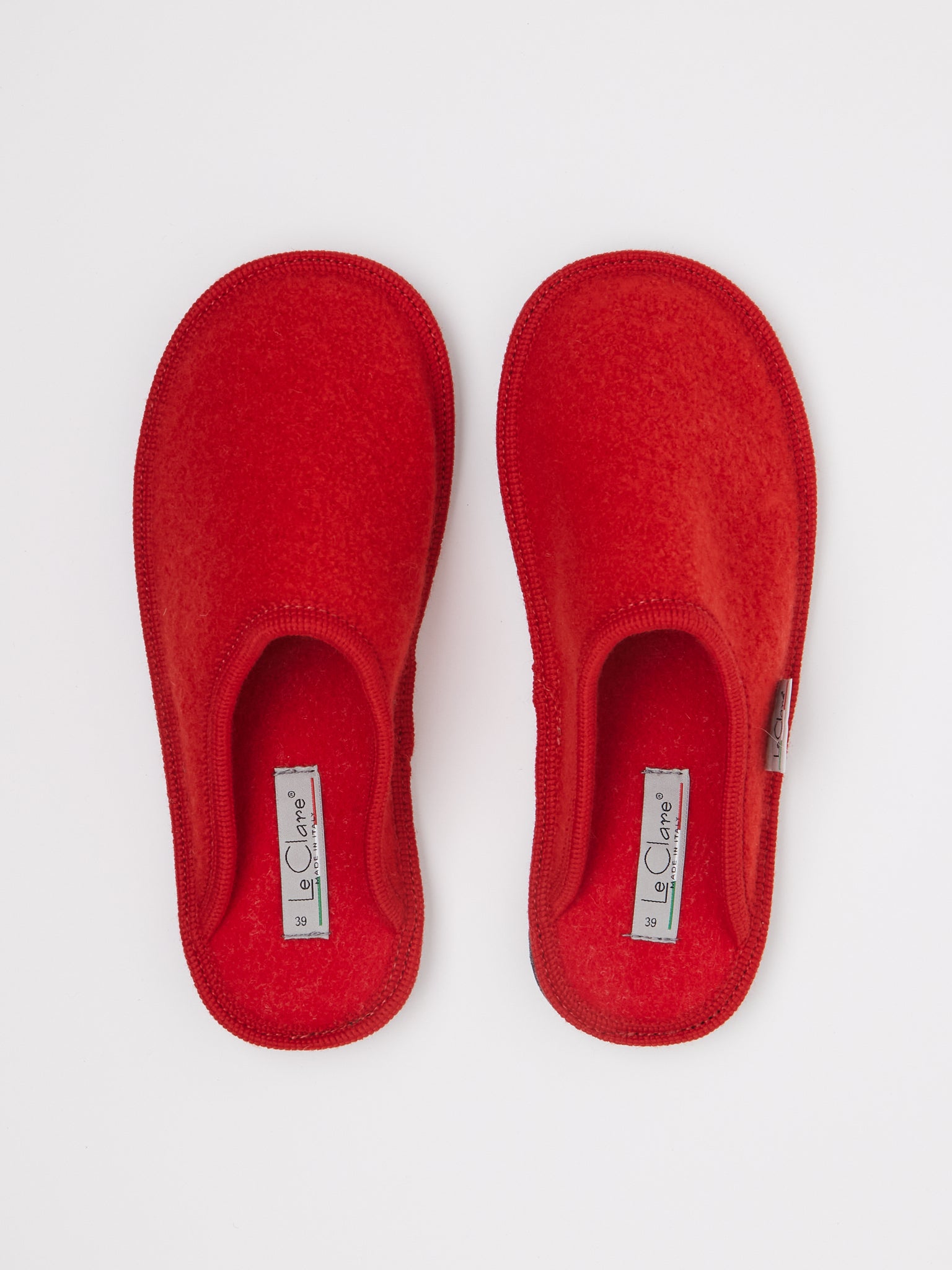 Le Clare Stella Slipper Red, curated by Shop Sommer in San Francisco.