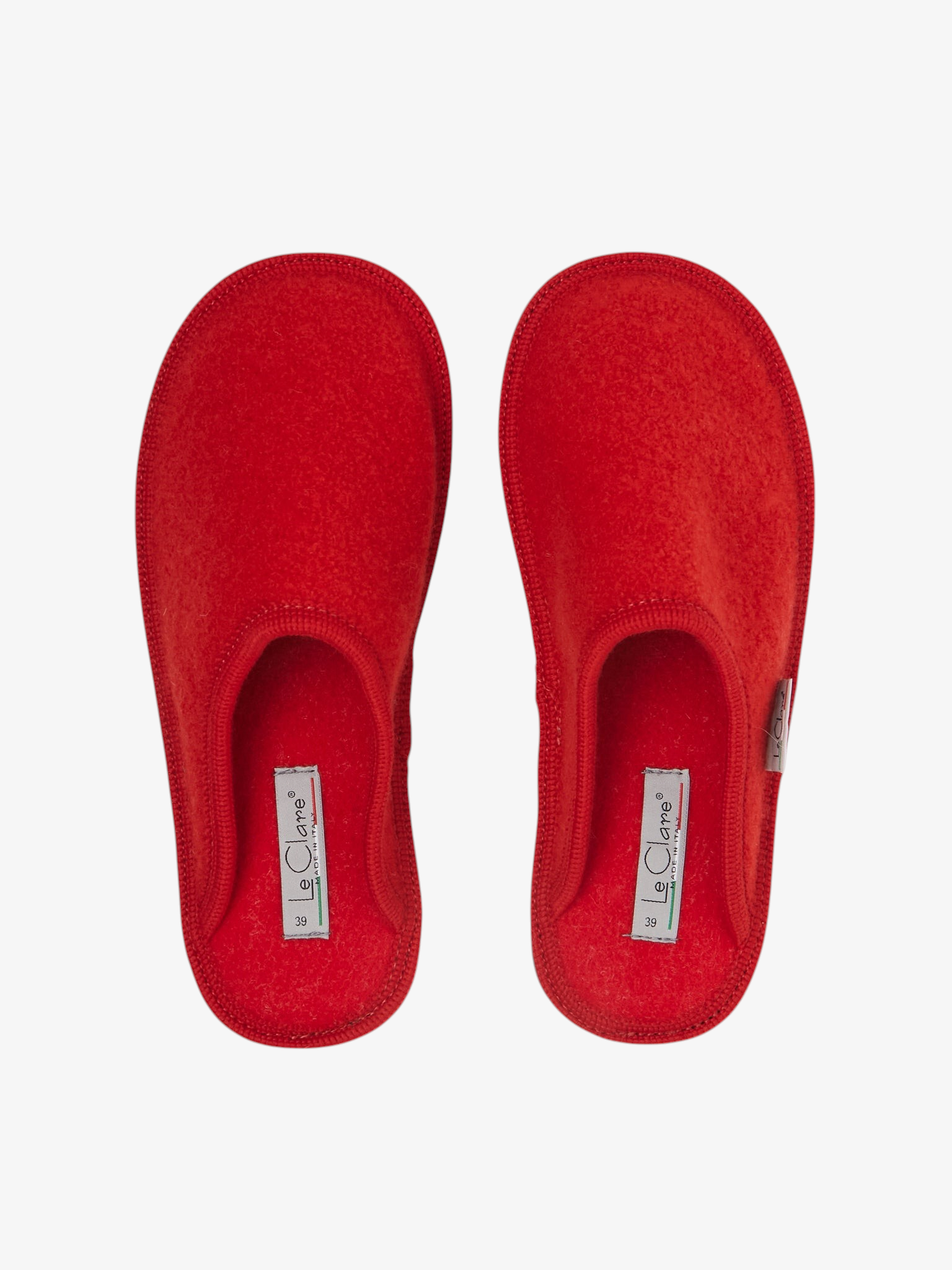 Le Clare Stella Slipper Red, curated by Shop Sommer in San Francisco.