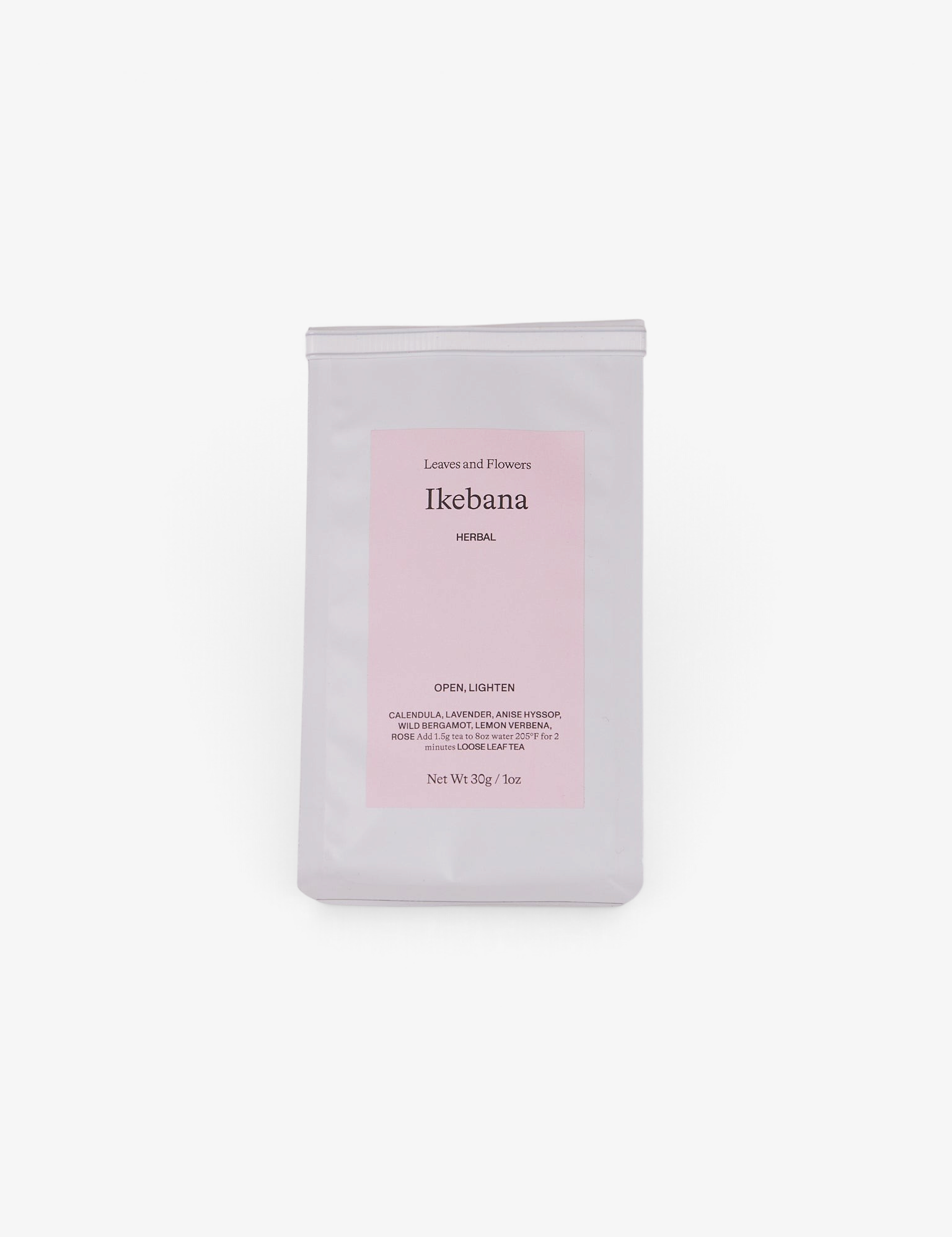 Leaves and Flowers Ikebana Botanical Tea, curated by Shop Sommer in San Francisco.