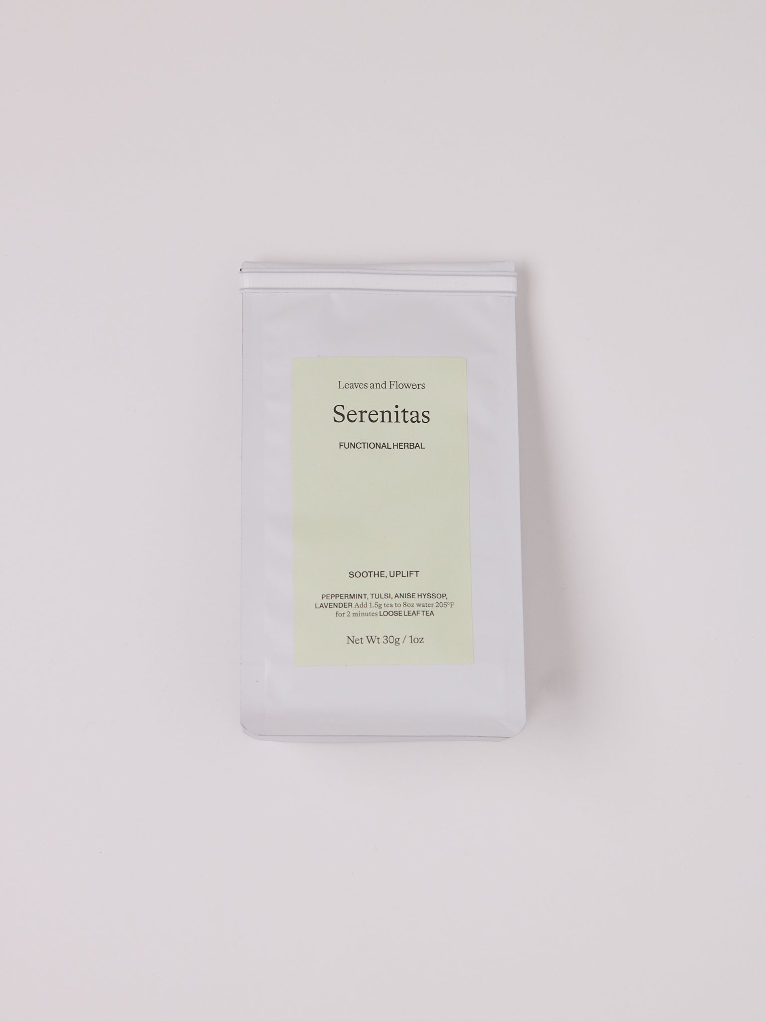 Leaves & Flowers Serenitas Tea, curated by Shop Sommer in San Francisco.