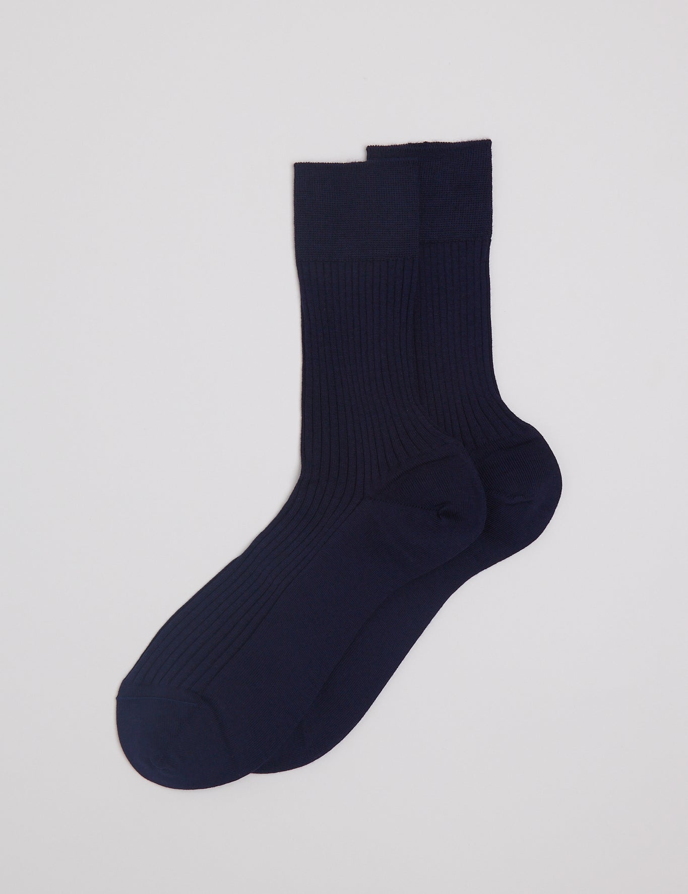Organic Cotton Ribbed Socks