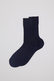 Organic Cotton Ribbed Socks