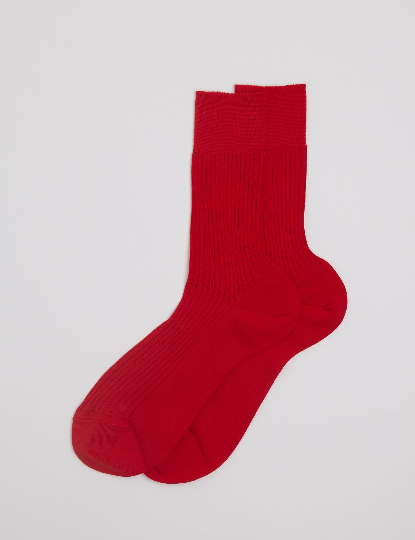 Organic Cotton Ribbed Socks