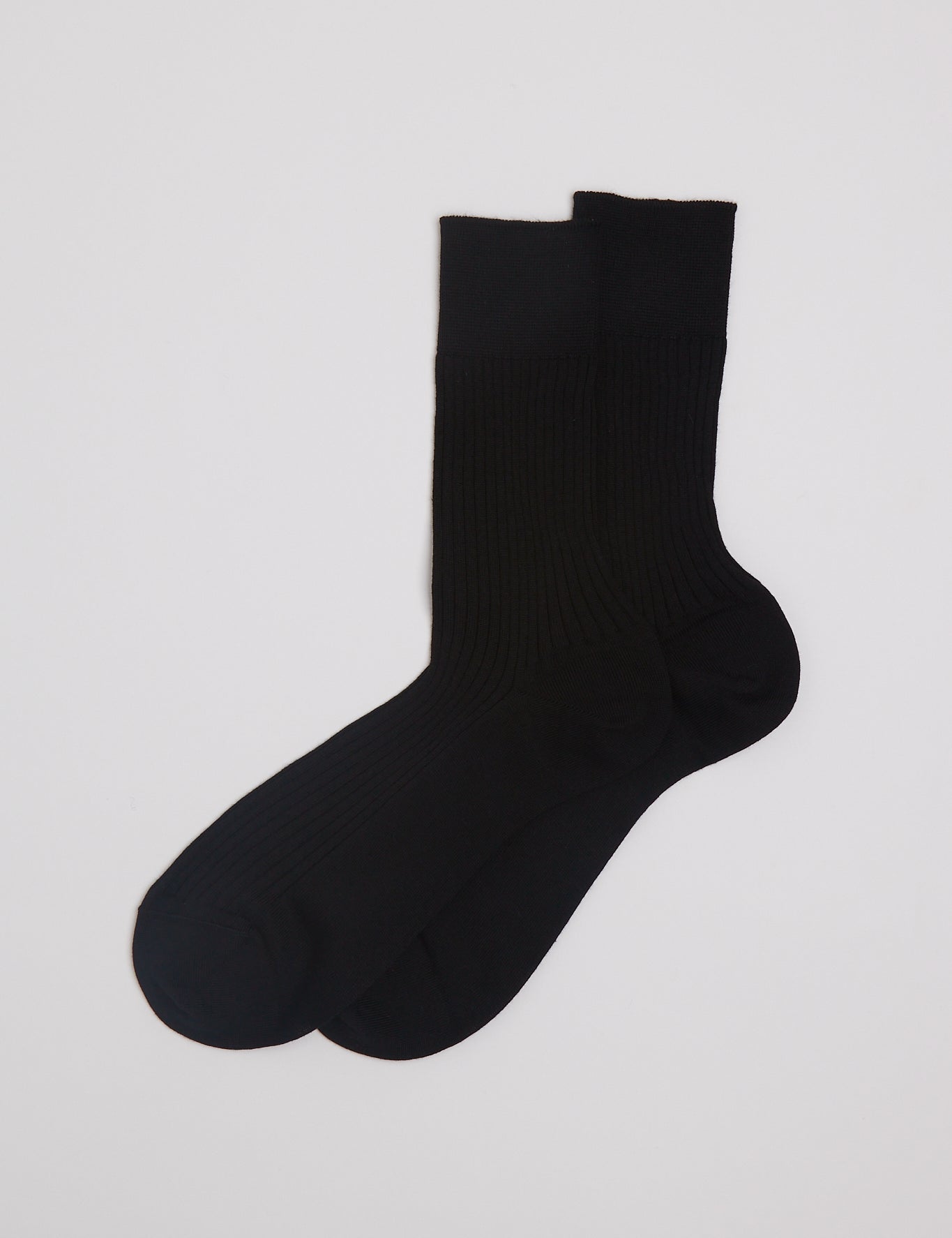 Organic Cotton Ribbed Socks