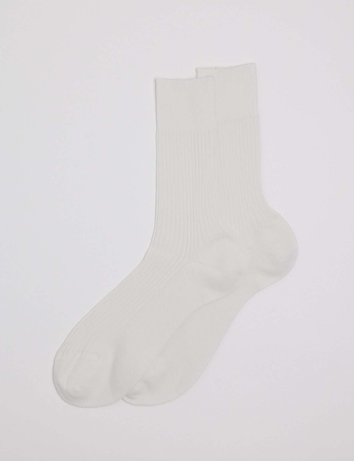 Organic Cotton Ribbed Socks