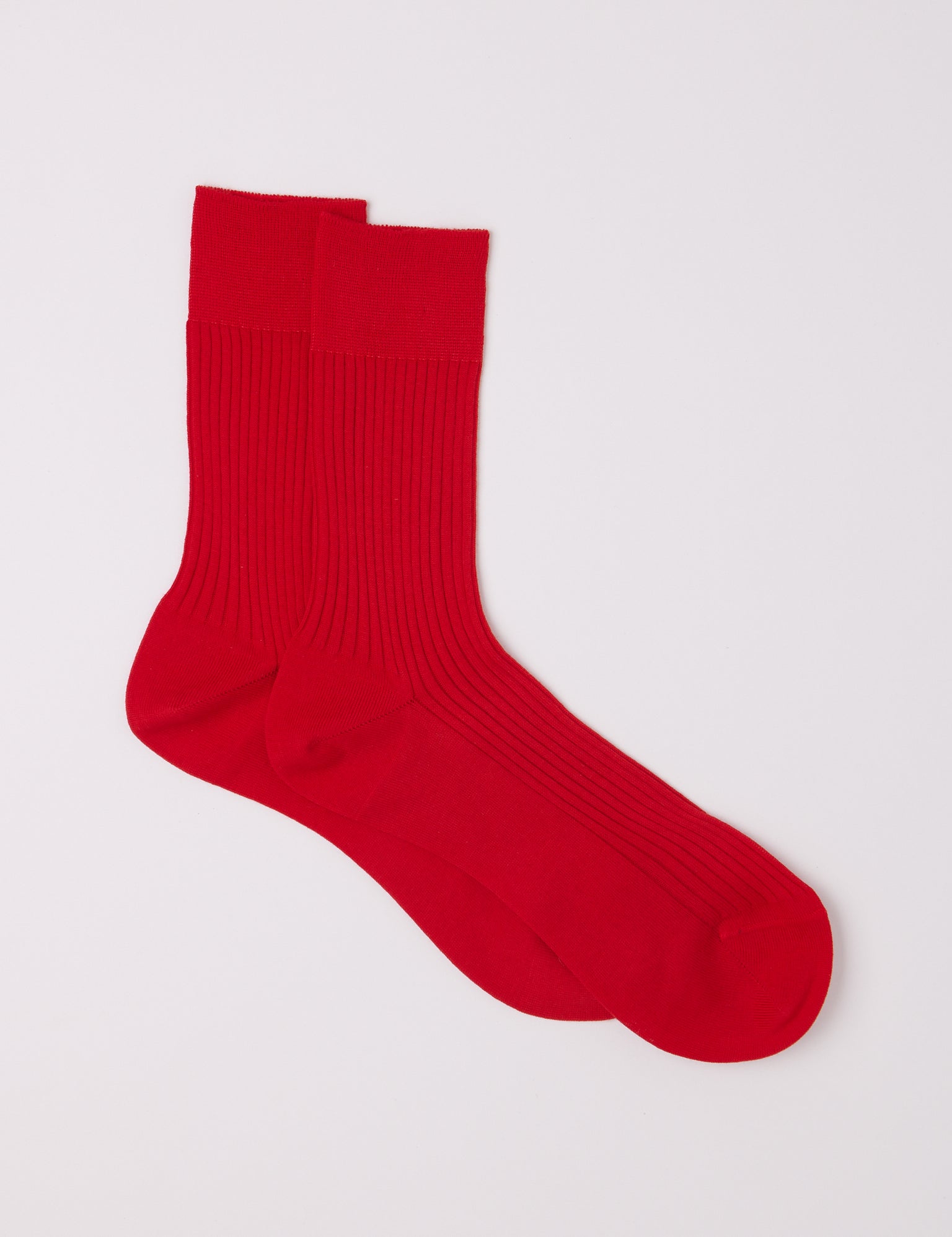 Maria La Rosa Organic Bio Cotton Ribbed Socks, curated by Shop Sommer.