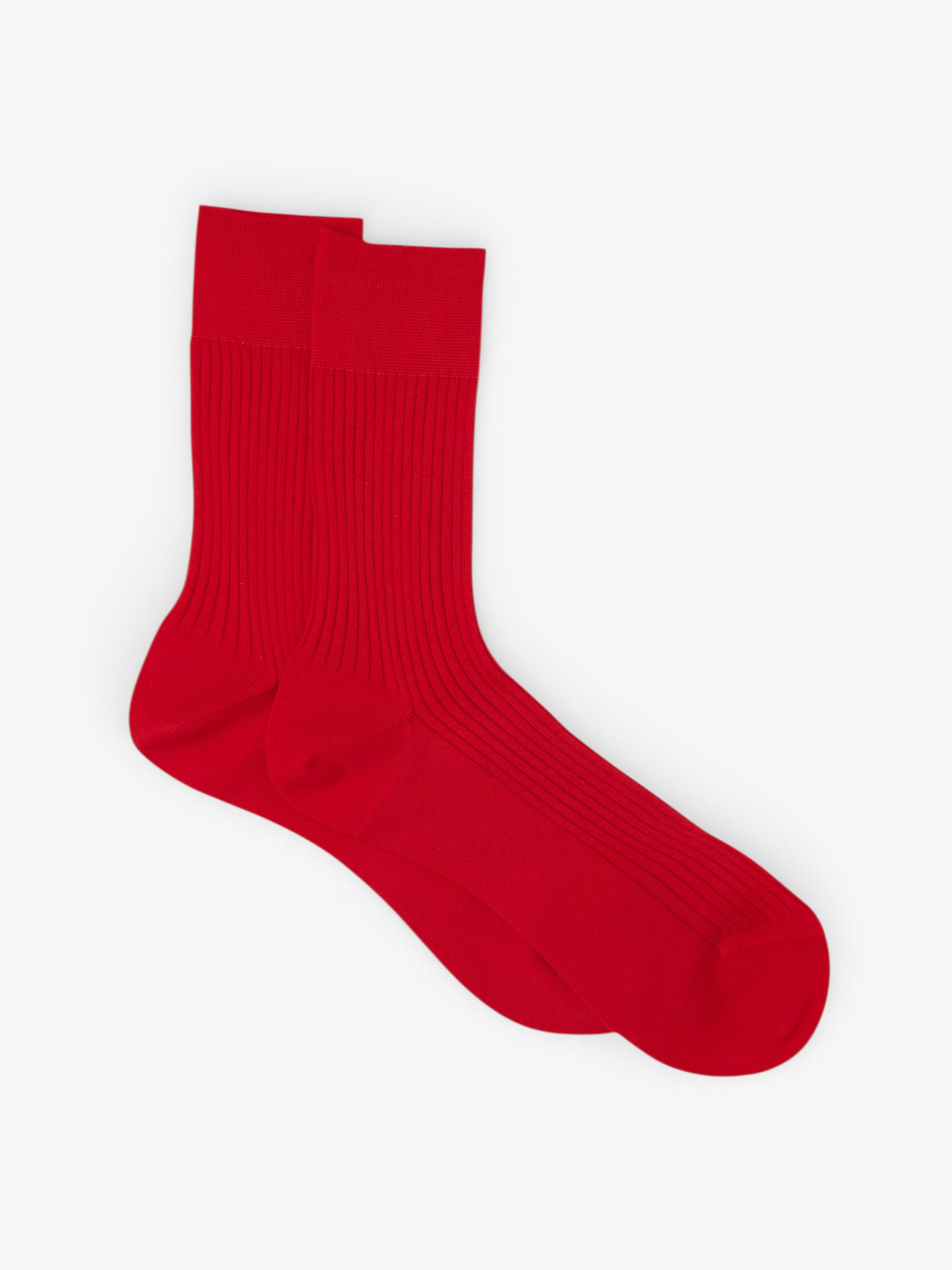 Maria La Rosa Organic Bio Cotton Ribbed Socks, curated by Shop Sommer.
