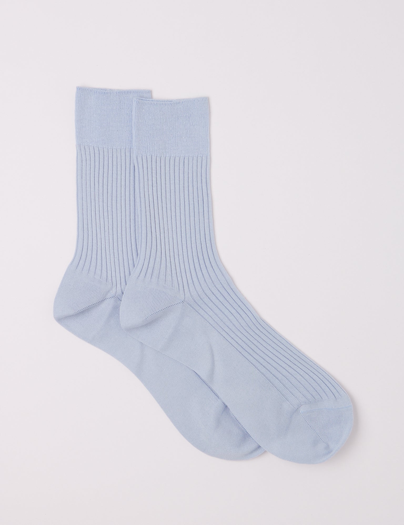 Maria La Rosa Organic Bio Cotton Ribbed Socks, curated by Shop Sommer.