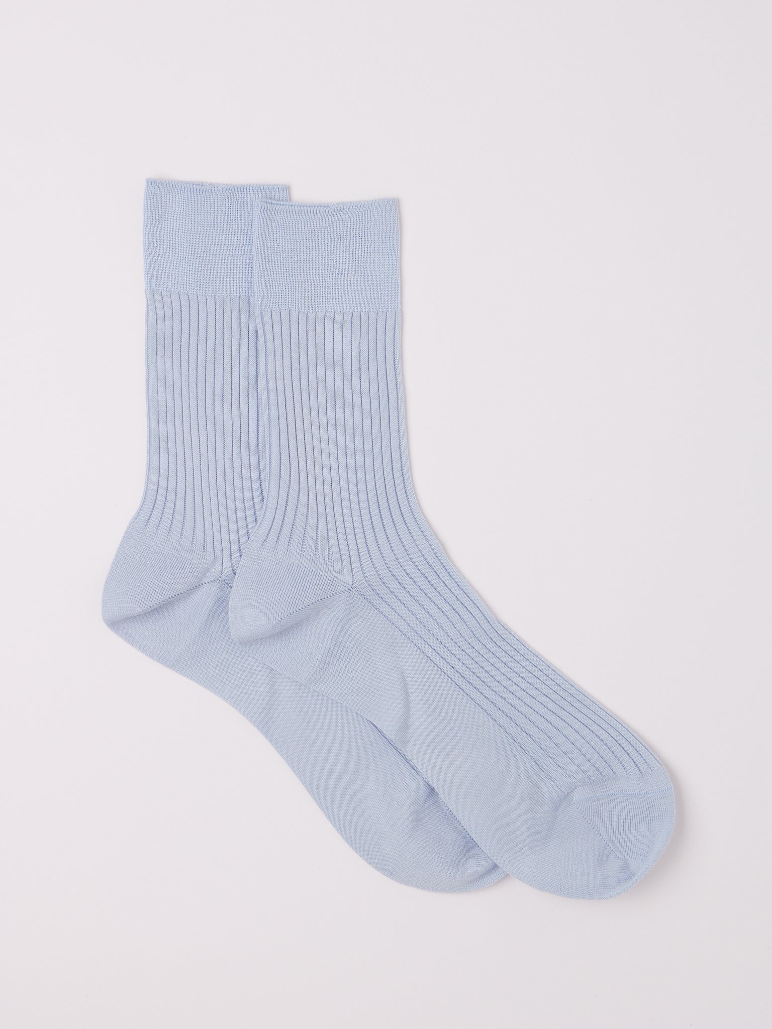 Maria La Rosa Organic Bio Cotton Ribbed Socks, curated by Shop Sommer.