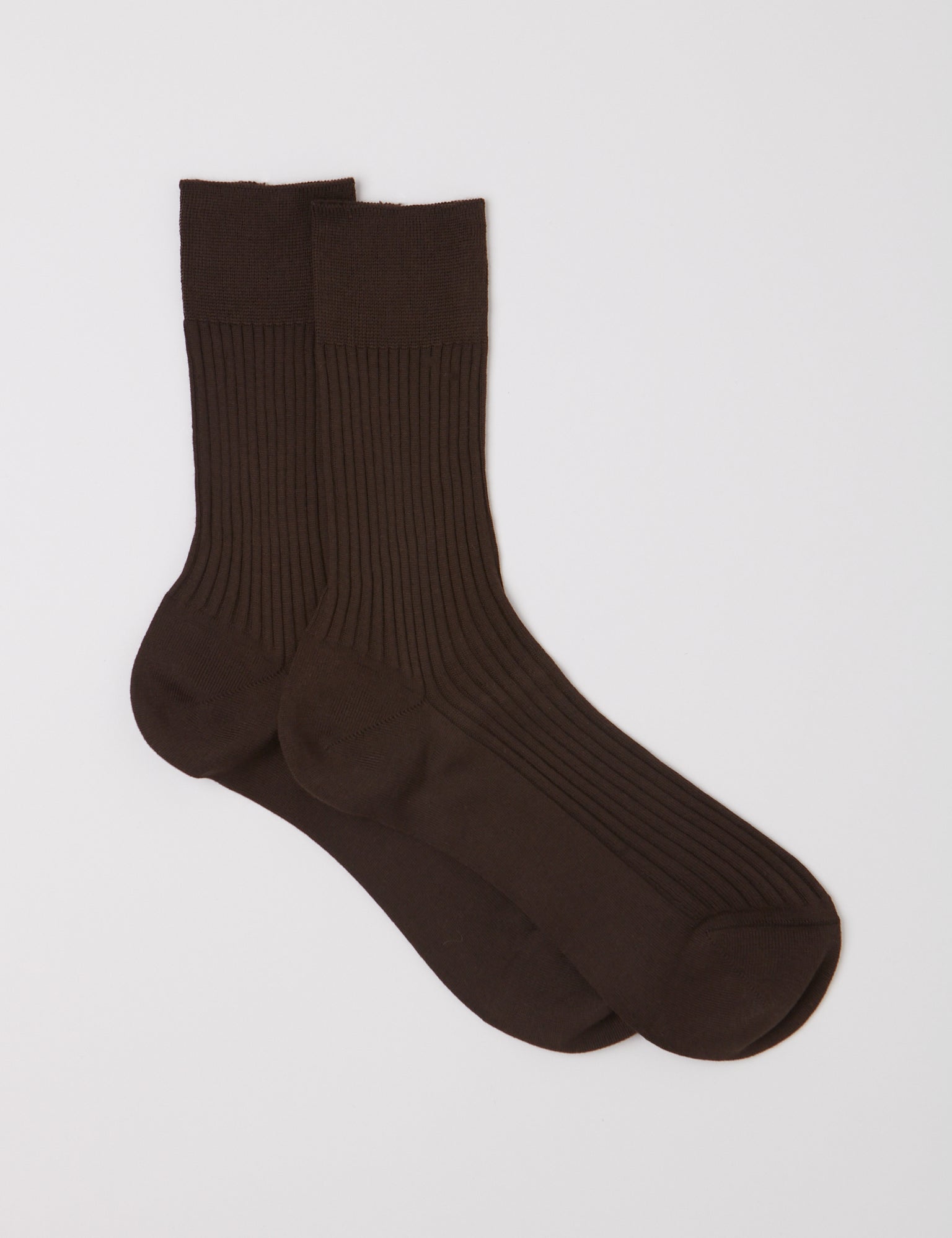 Maria La Rosa Organic Bio Cotton Ribbed Socks, curated by Shop Sommer.