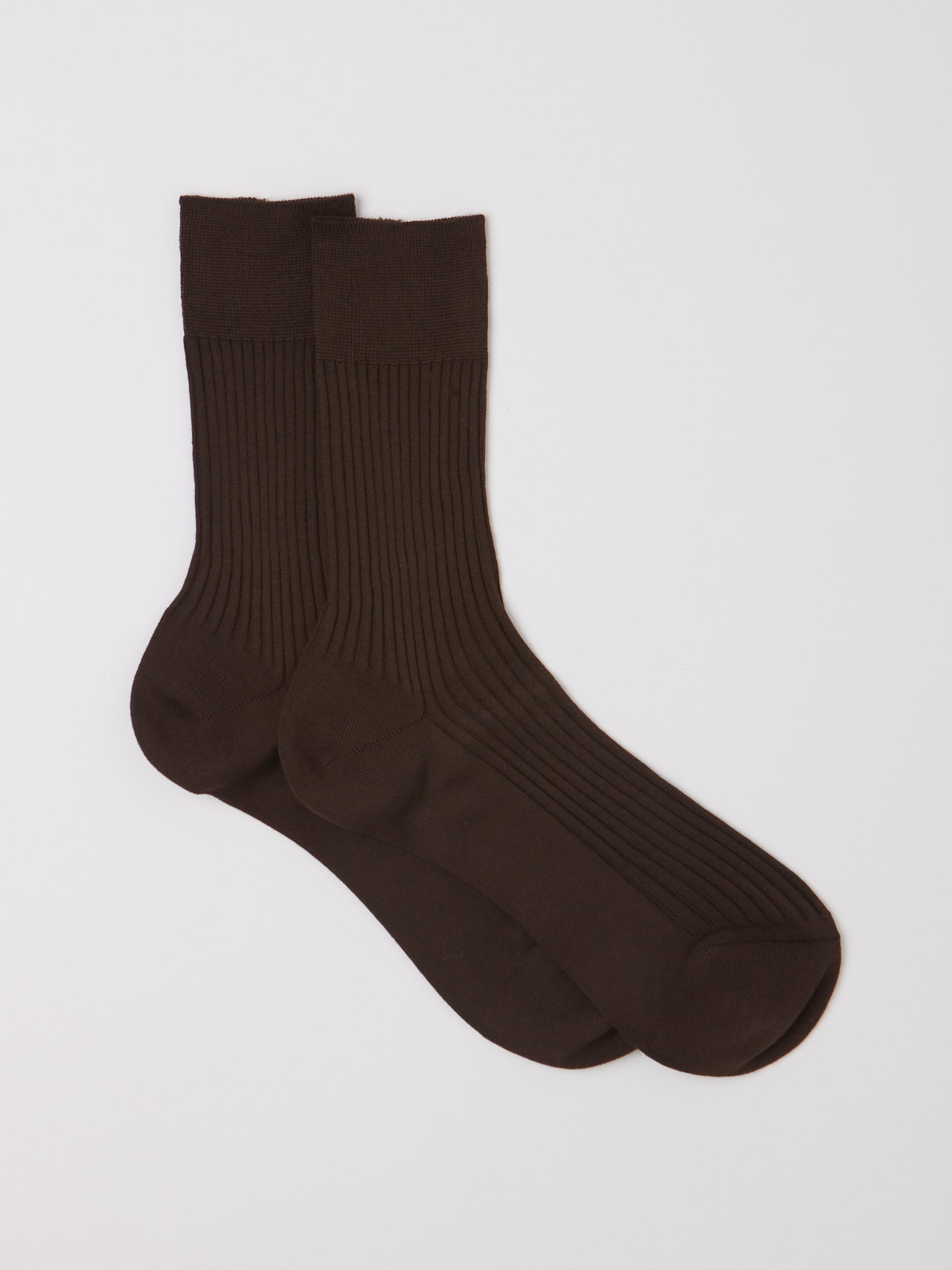 Maria La Rosa Organic Bio Cotton Ribbed Socks, curated by Shop Sommer.