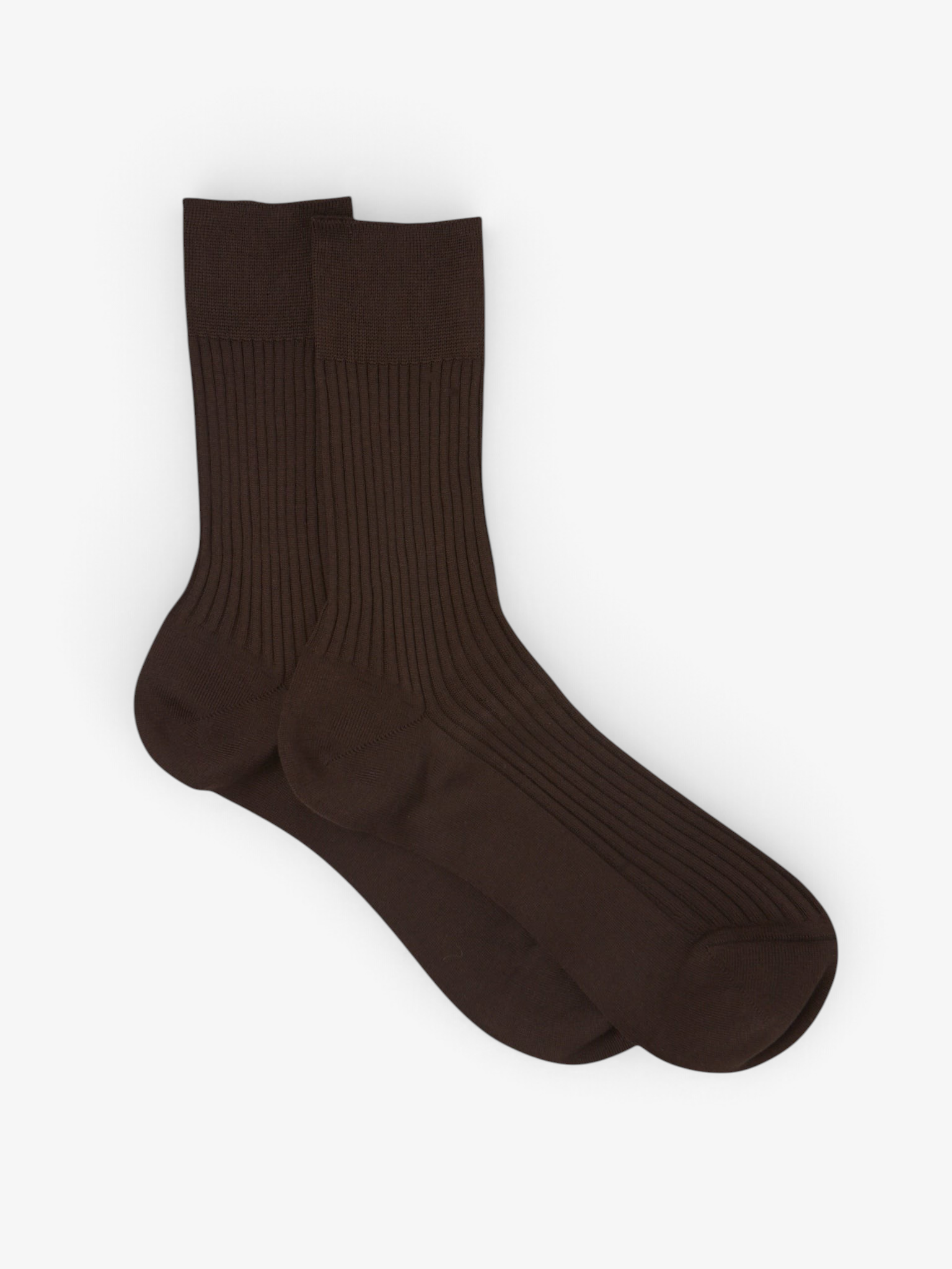 Maria La Rosa Organic Bio Cotton Ribbed Socks, curated by Shop Sommer.