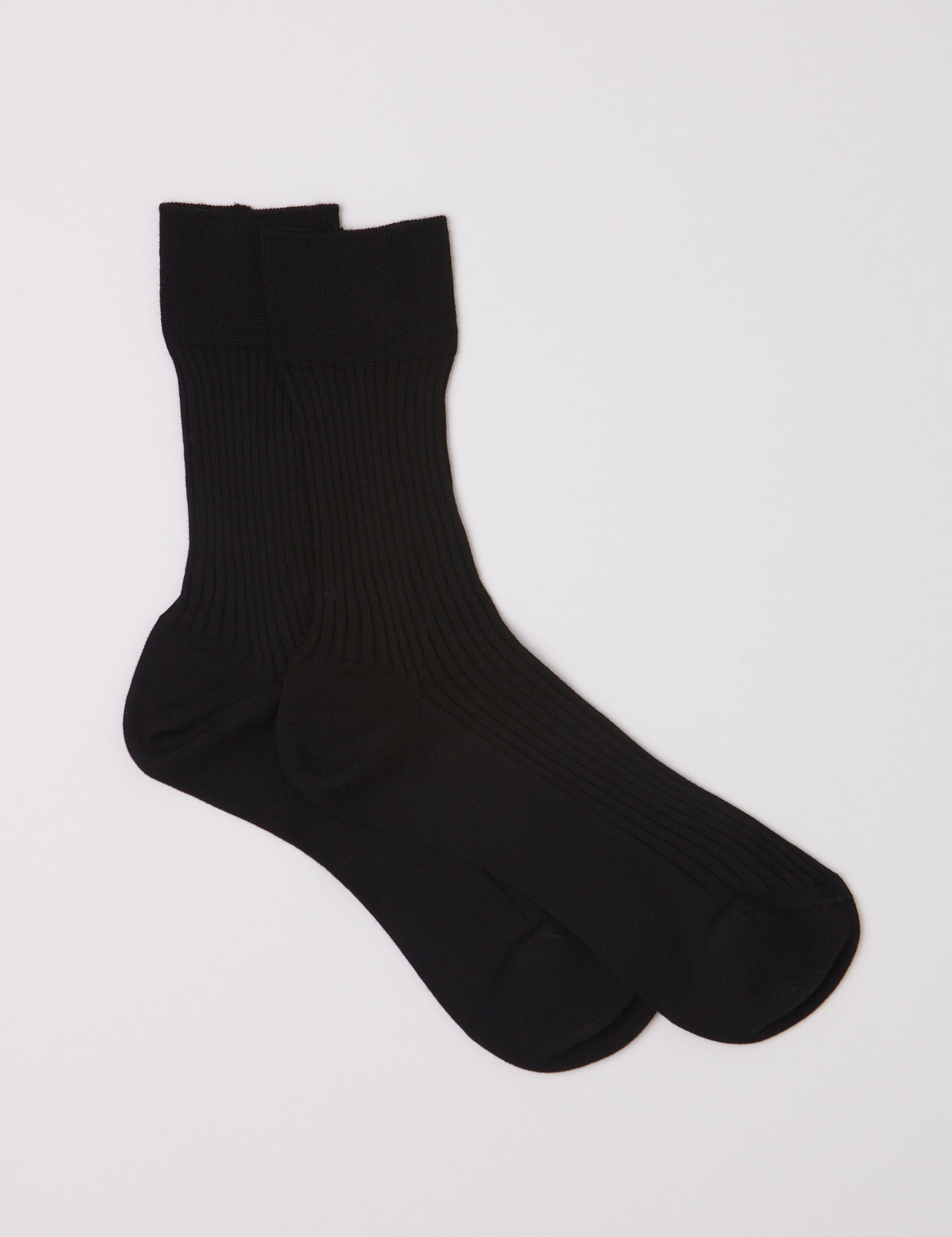 Maria La Rosa Organic Bio Cotton Ribbed Socks, curated by Shop Sommer.