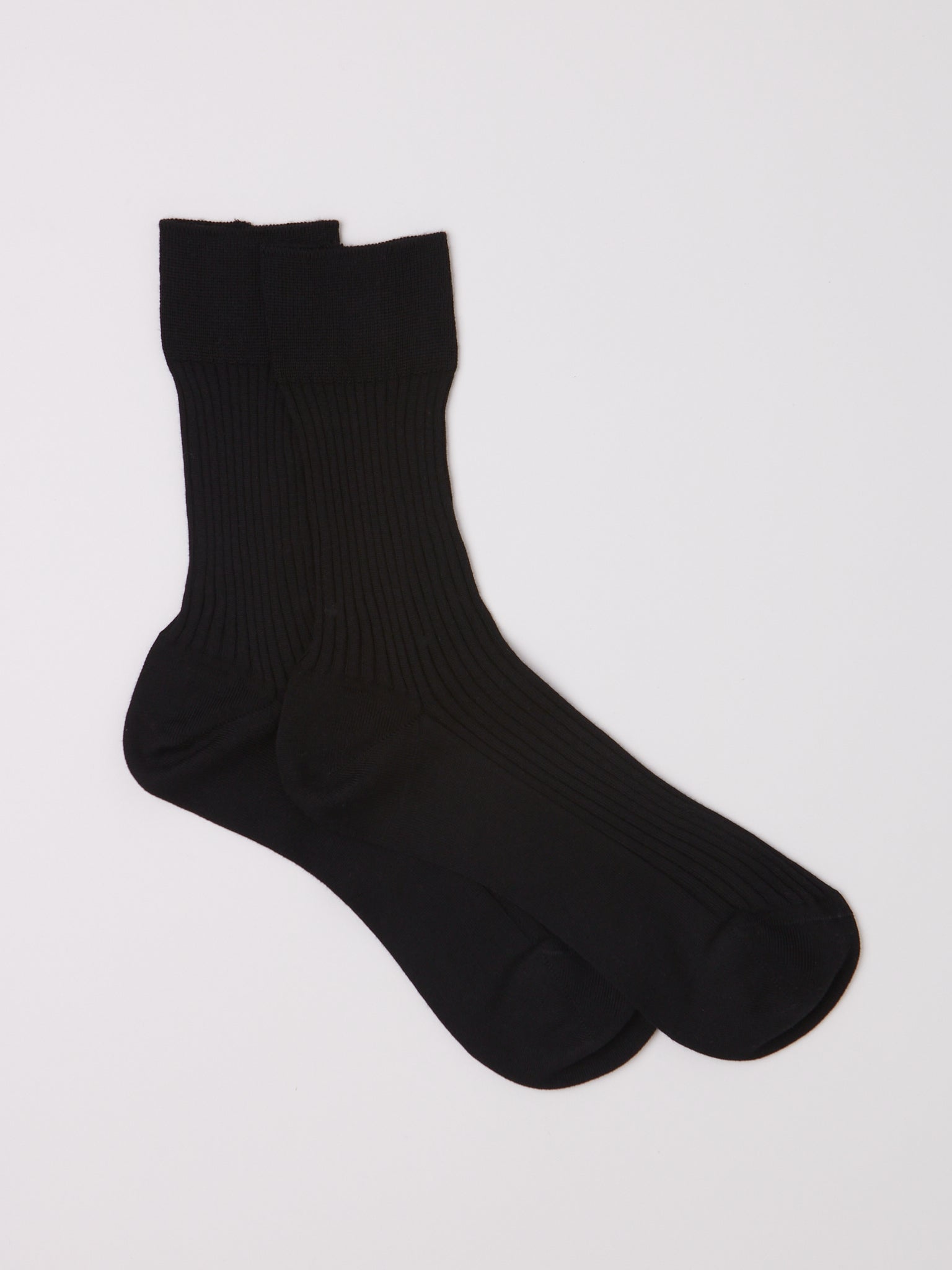 Maria La Rosa Organic Bio Cotton Ribbed Socks, curated by Shop Sommer.