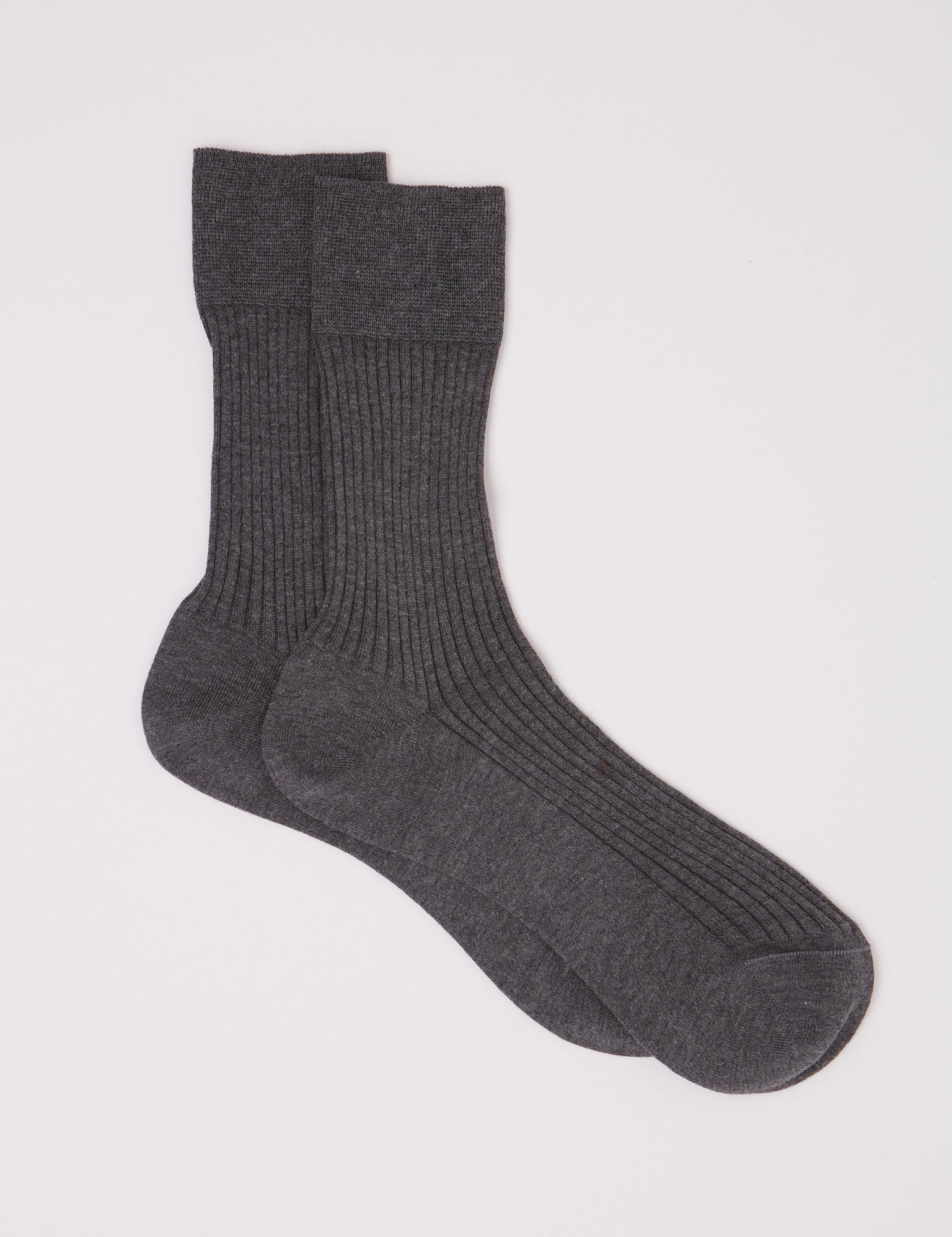 Maria La Rosa Organic Bio Cotton Ribbed Socks, curated by Shop Sommer.