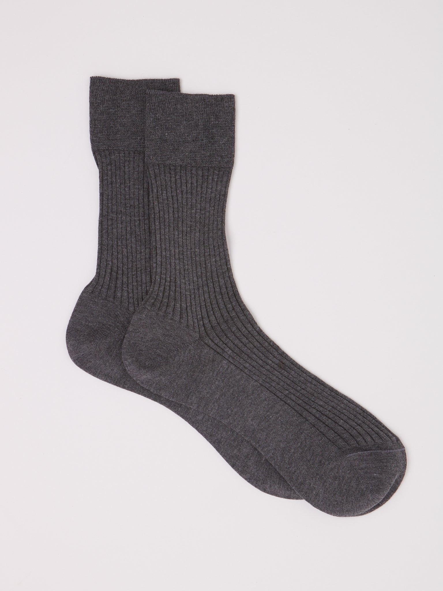 Maria La Rosa Organic Bio Cotton Ribbed Socks, curated by Shop Sommer.