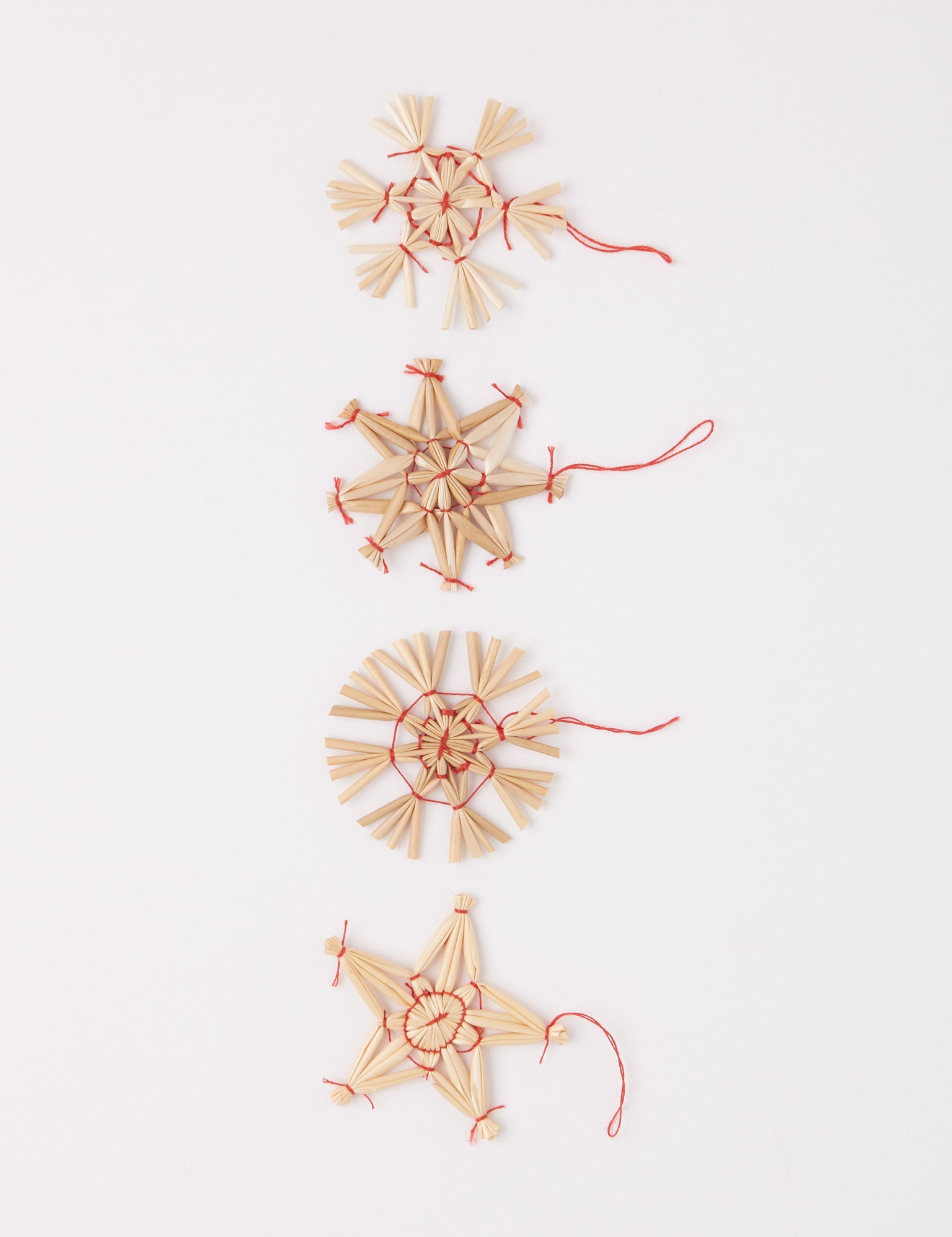 Straw Star Ornament Set, curated by Shop Sommer in San Francisco.