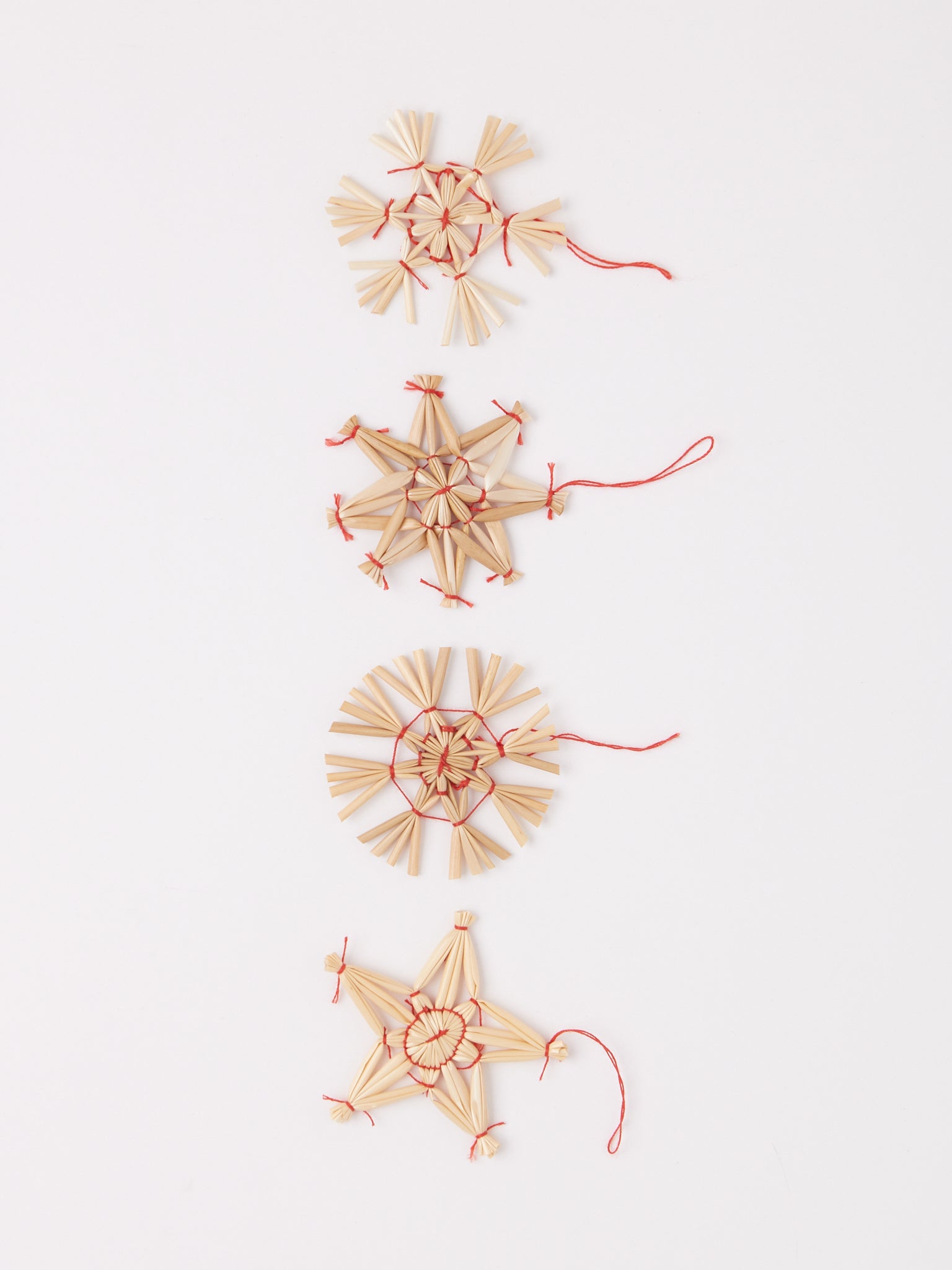 Straw Star Ornament Set, curated by Shop Sommer in San Francisco.