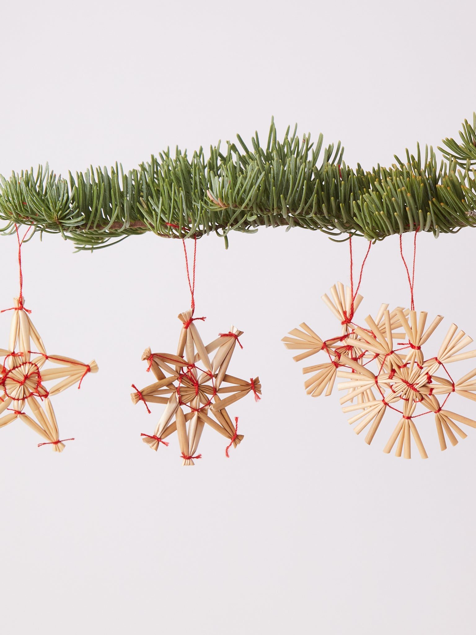 Straw Star Ornament Set, curated by Shop Sommer in San Francisco.