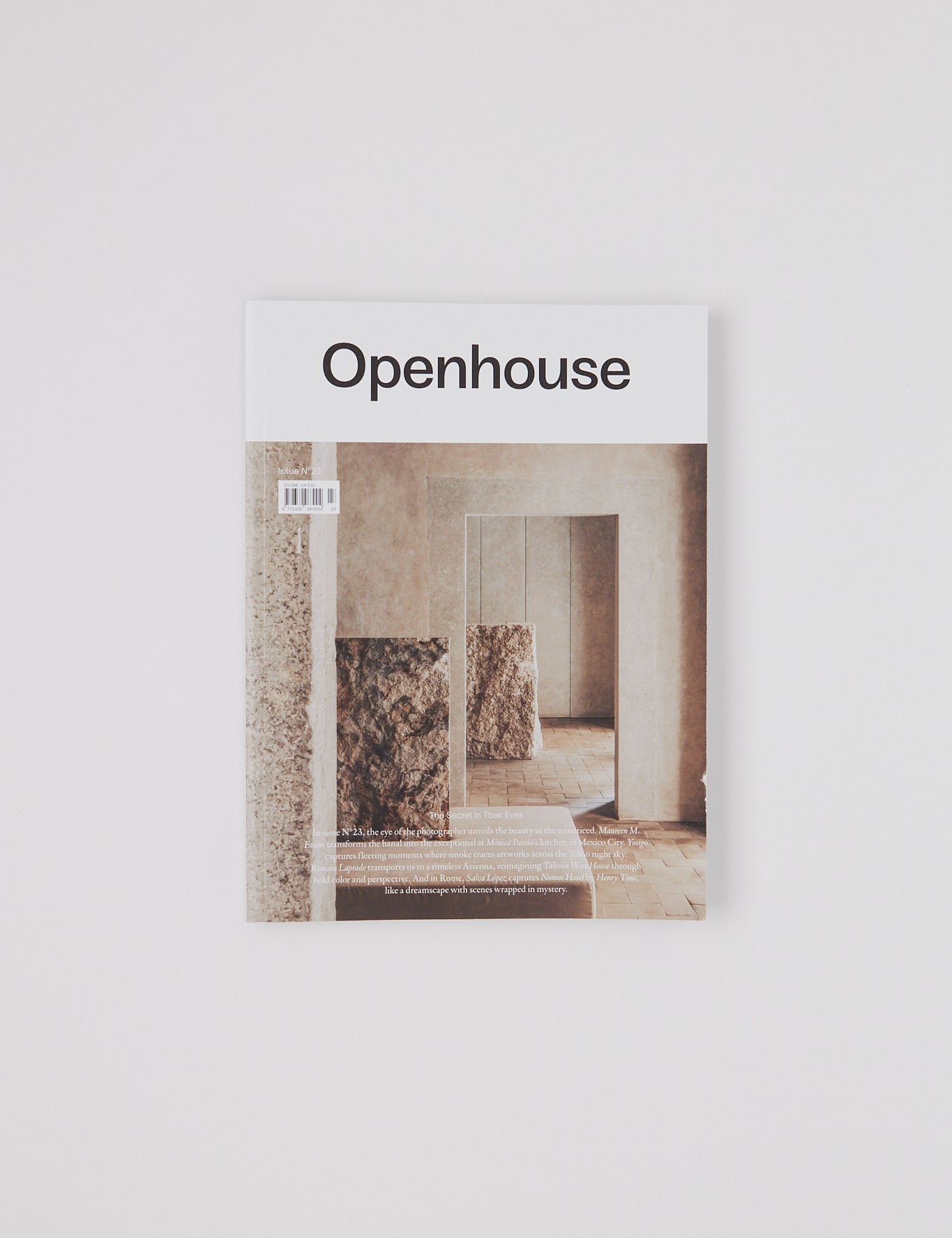 Openhouse Magazine No. 23, curated by Shop Sommer in San Francisco.