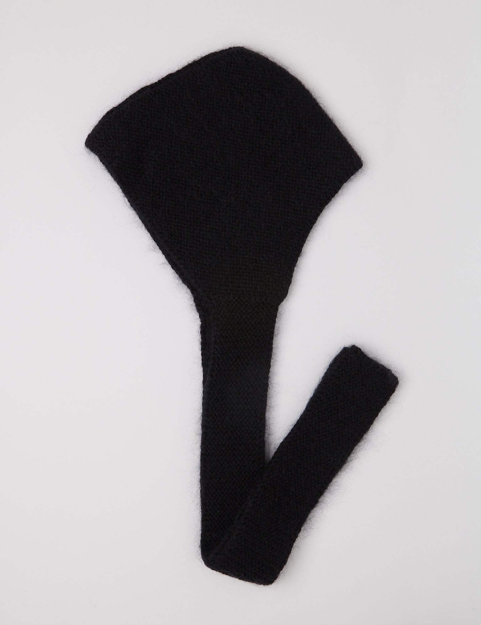 Pien Studios Mohair Balaclava in Midnight Black, curated by Shop Sommer in San Francisco.