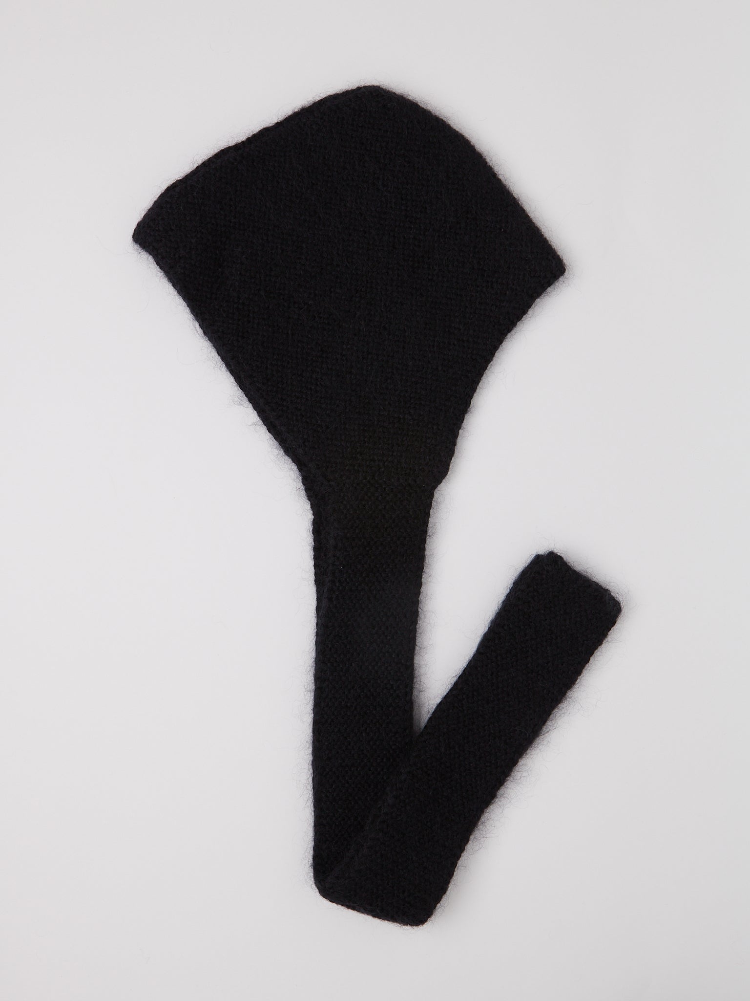 Pien Studios Mohair Balaclava in Midnight Black, curated by Shop Sommer in San Francisco.