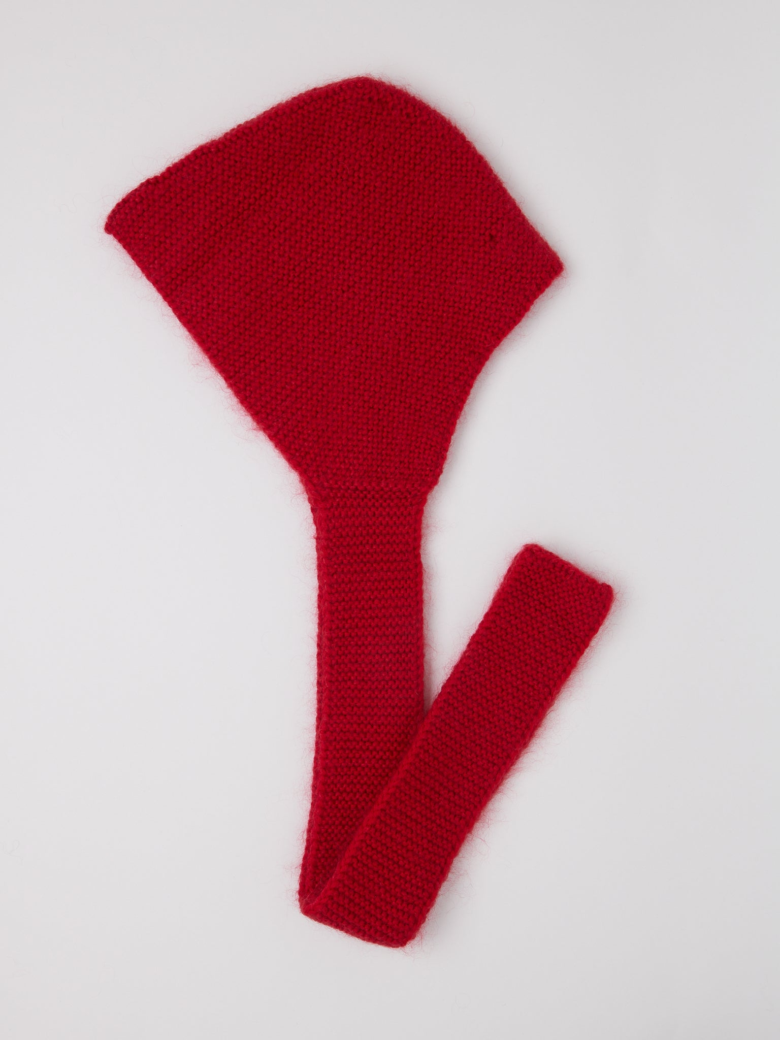Pien Studios Mohair Balaclava in Poppy Red, curated by Shop Sommer in San Francisco.