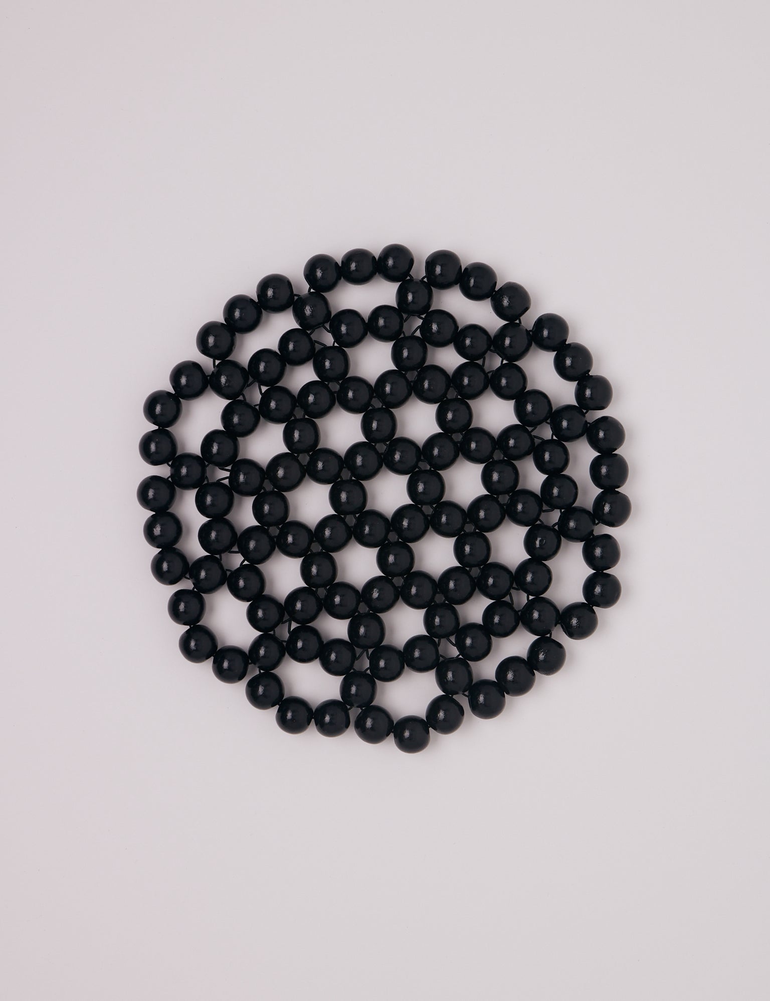 Larco Coaster Large in Black by Pien Studios, curated by Shop Sommer in San Francisco.