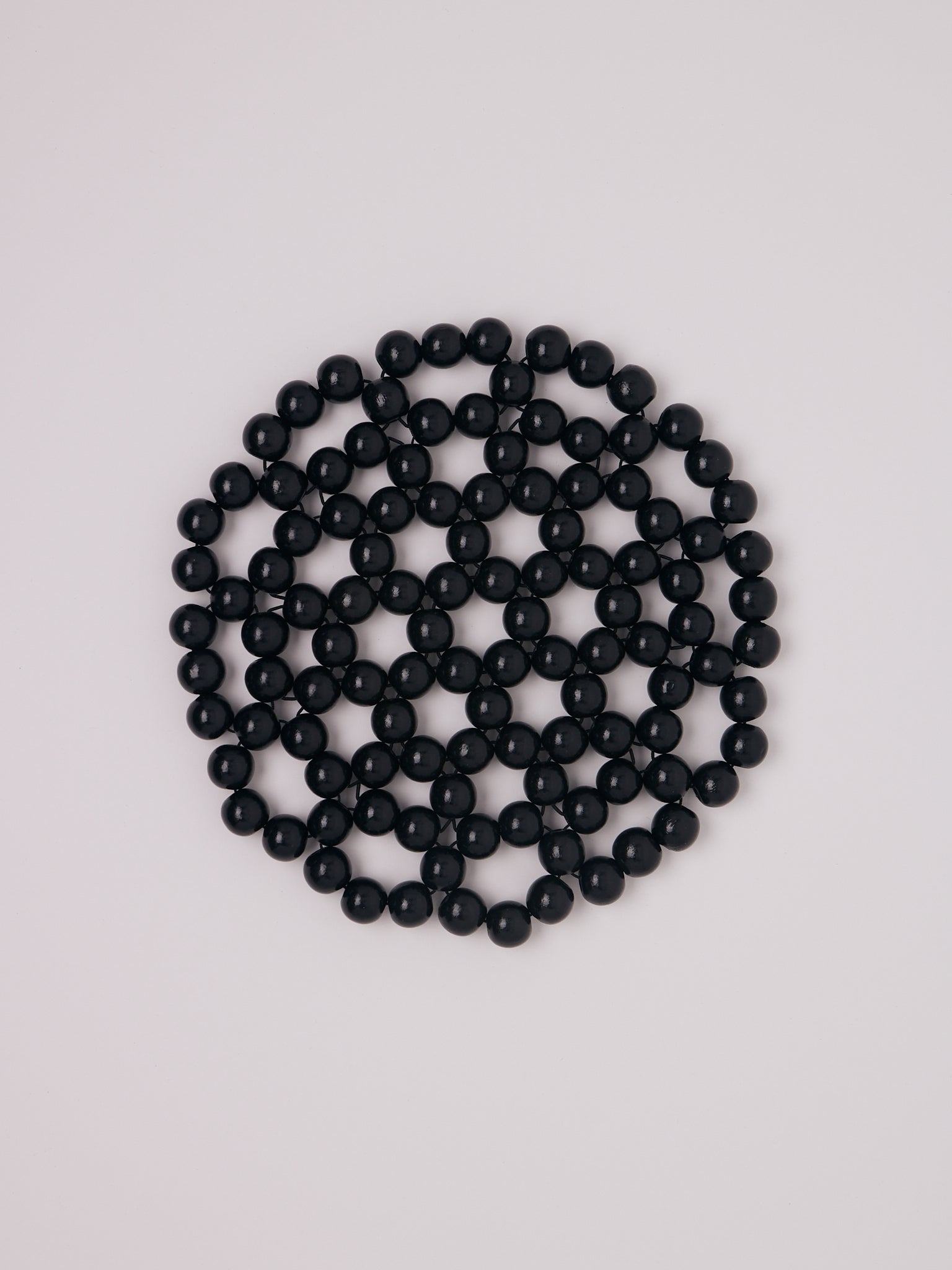 Larco Coaster Large in Black by Pien Studios, curated by Shop Sommer in San Francisco.