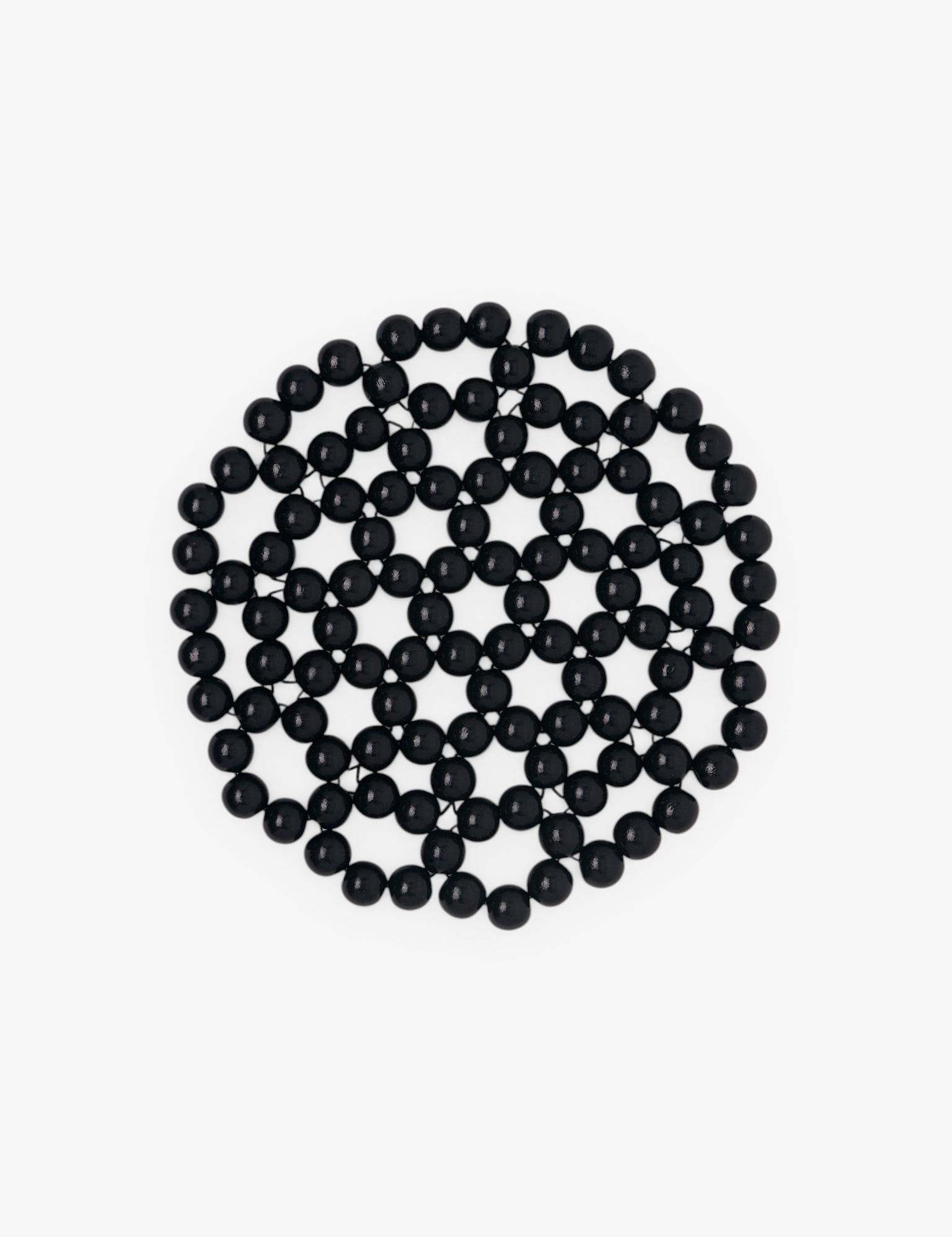 Larco Coaster Large in Black by Pien Studios, curated by Shop Sommer in San Francisco.
