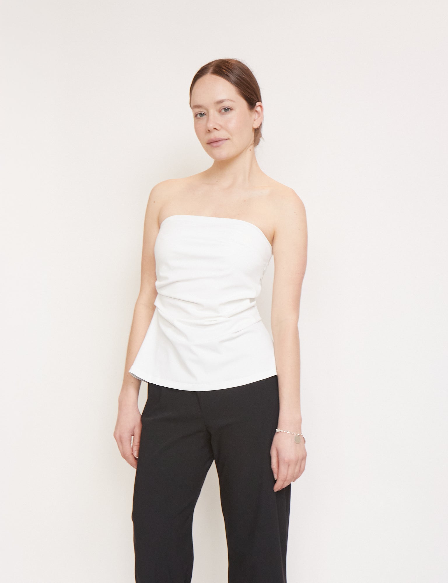 REYÈM Strapless A-line Top Pearl, curated by Shop Sommer in San Francisco.