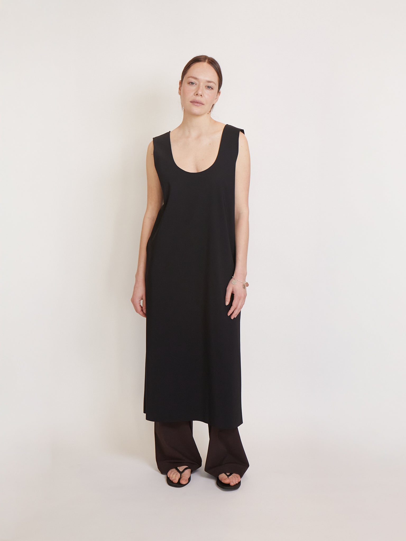 REYÈM Structured Midi Dress Black, curated by Shop Sommer in San Francisco.