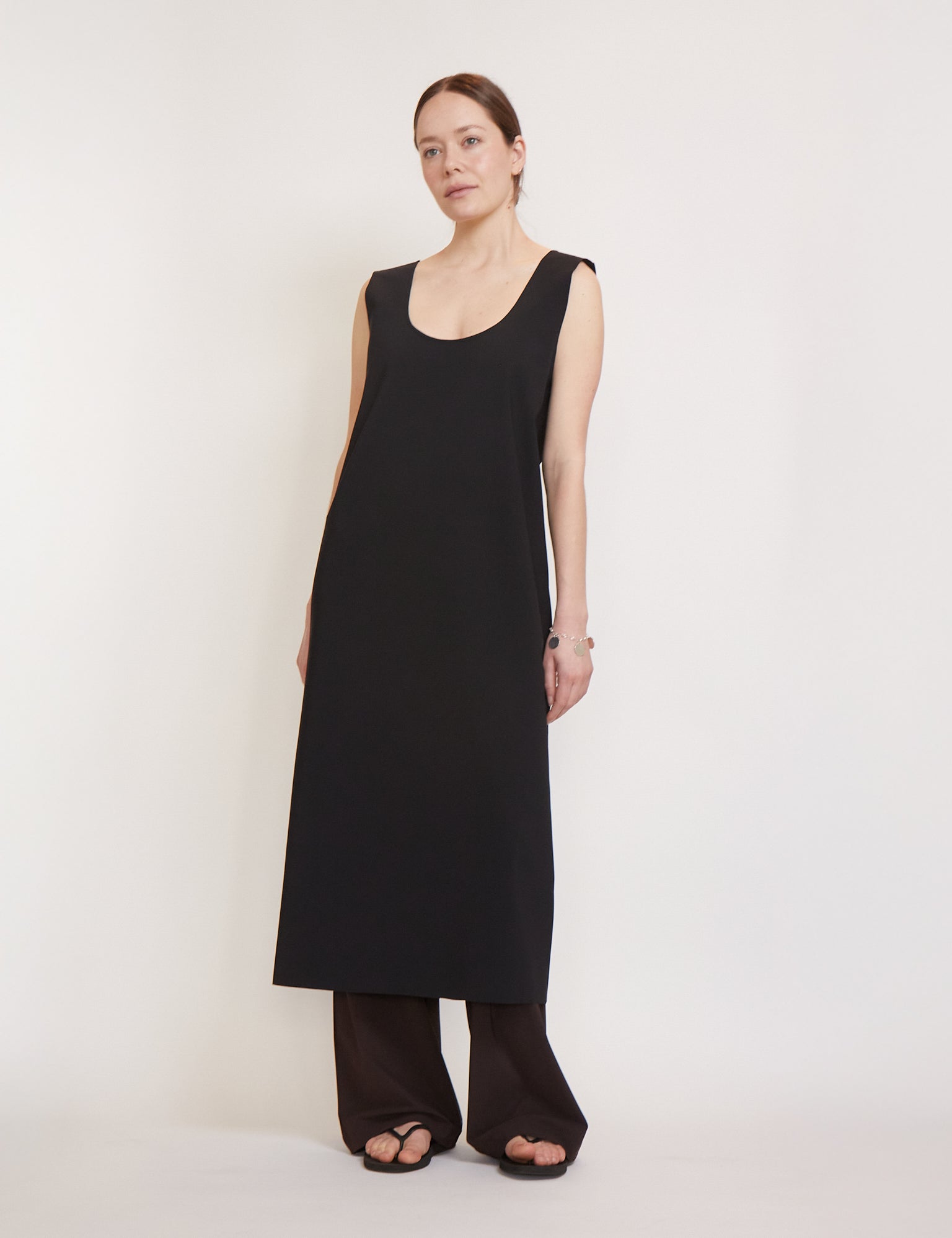 REYÈM Structured Midi Dress Black, curated by Shop Sommer in San Francisco.