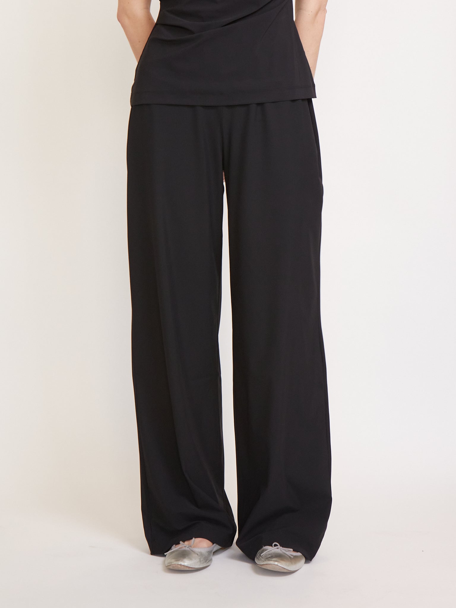REYÈM Wide Fit Pants Black, curated by Shop Sommer in San Francisco.