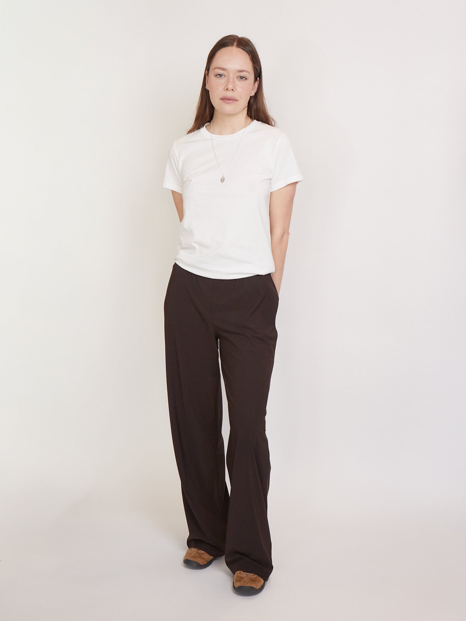 REYÈM Wide Fit Pants Cocoa, curated by Shop Sommer in San Francisco.