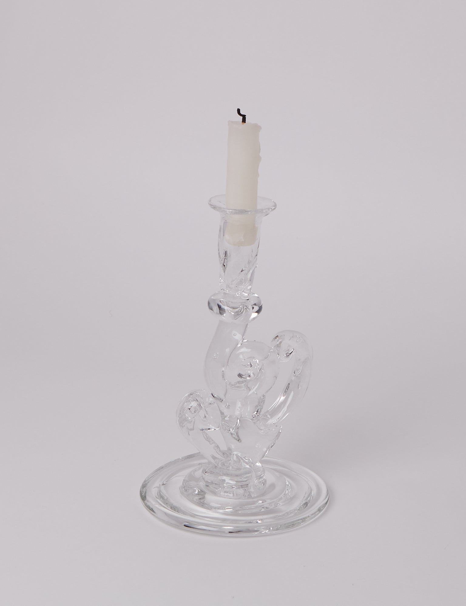Silje Lindrup Glass Candleholder 04, curated by Shop Sommer in San Francisco.