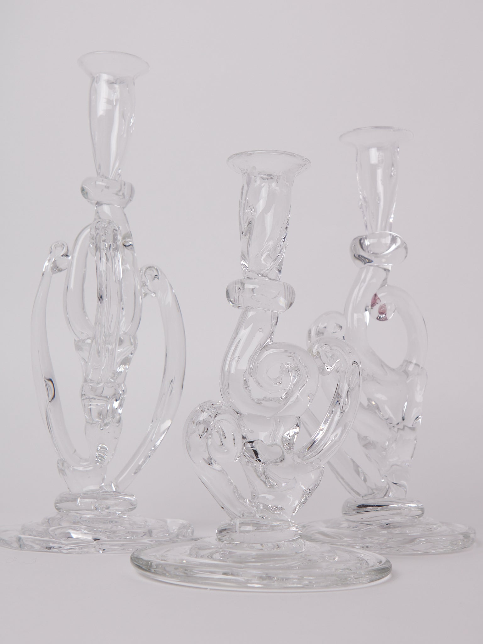 Silje Lindrup Glass Candleholders, curated by Shop Sommer in San Francisco.