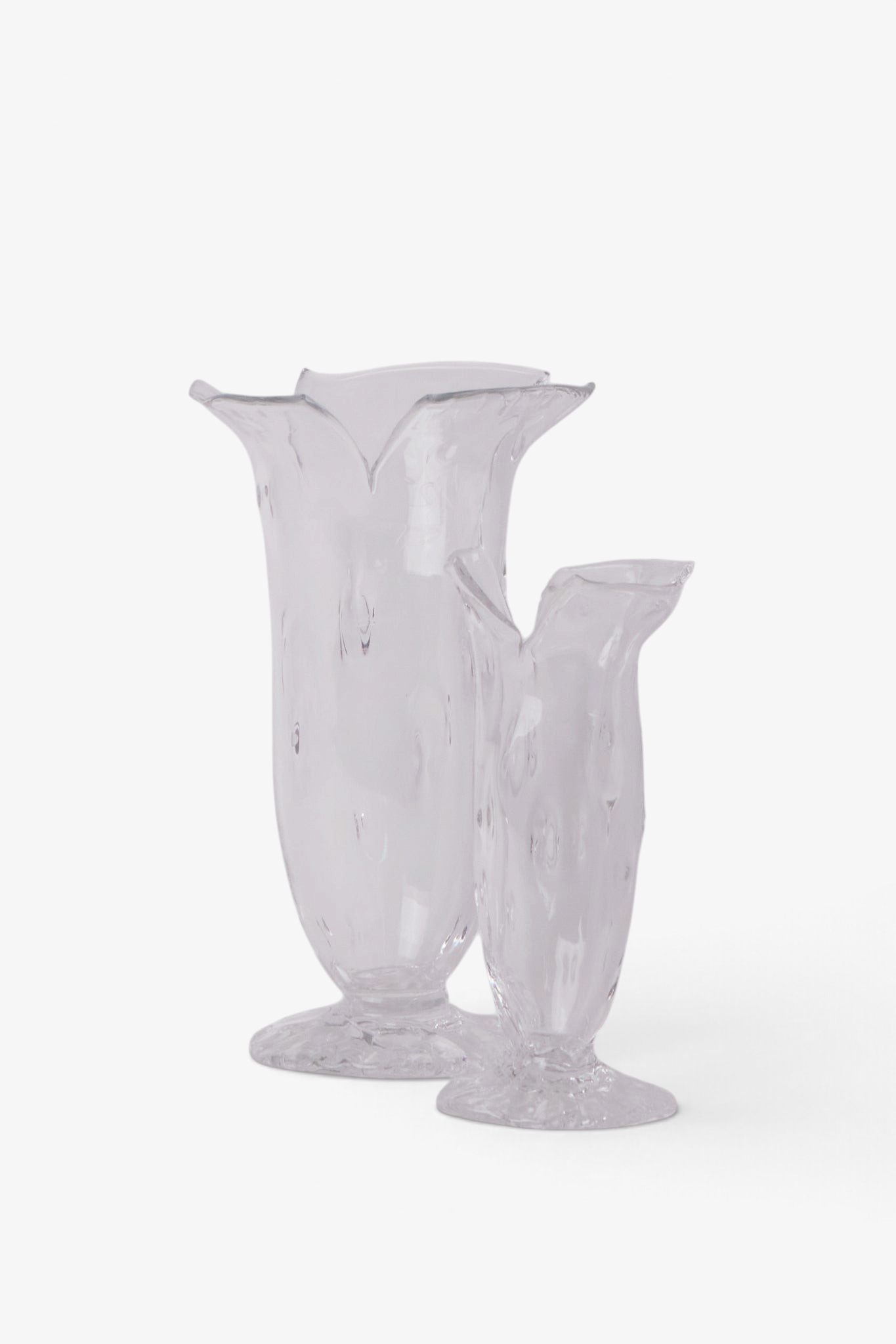 Silje Lindrup Malva Glass Vase Short, curated by Shop Sommer in San Francisco.