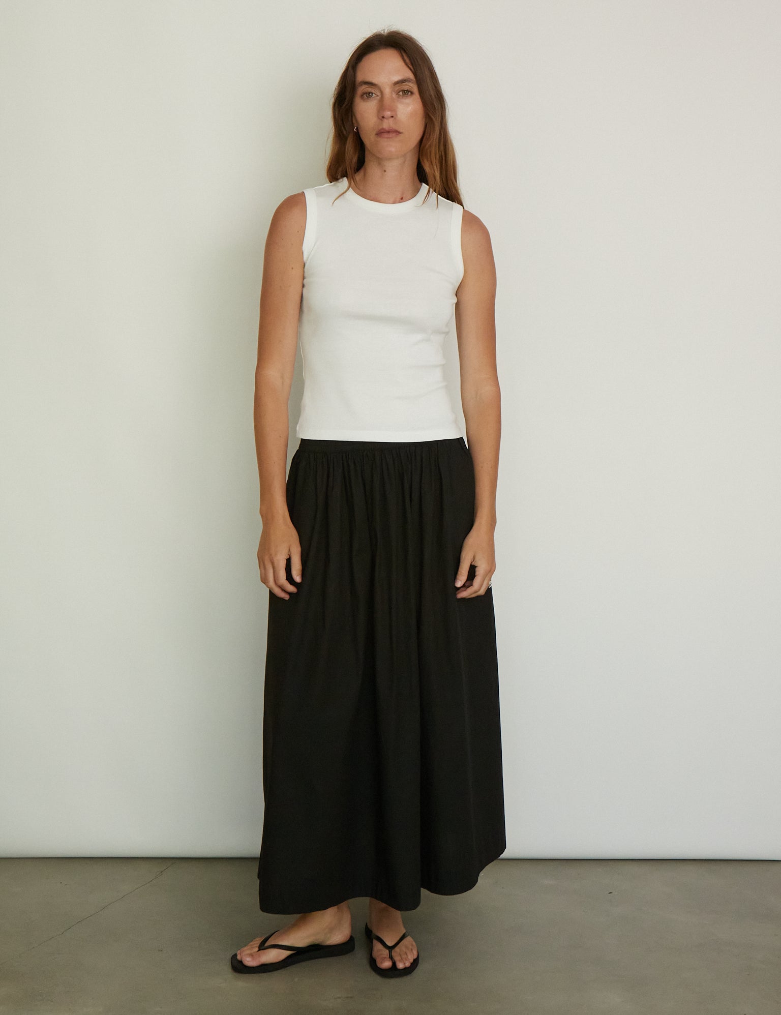 SKALL Dagny Skirt in Black, curated by Shop Sommer in San Francisco.
