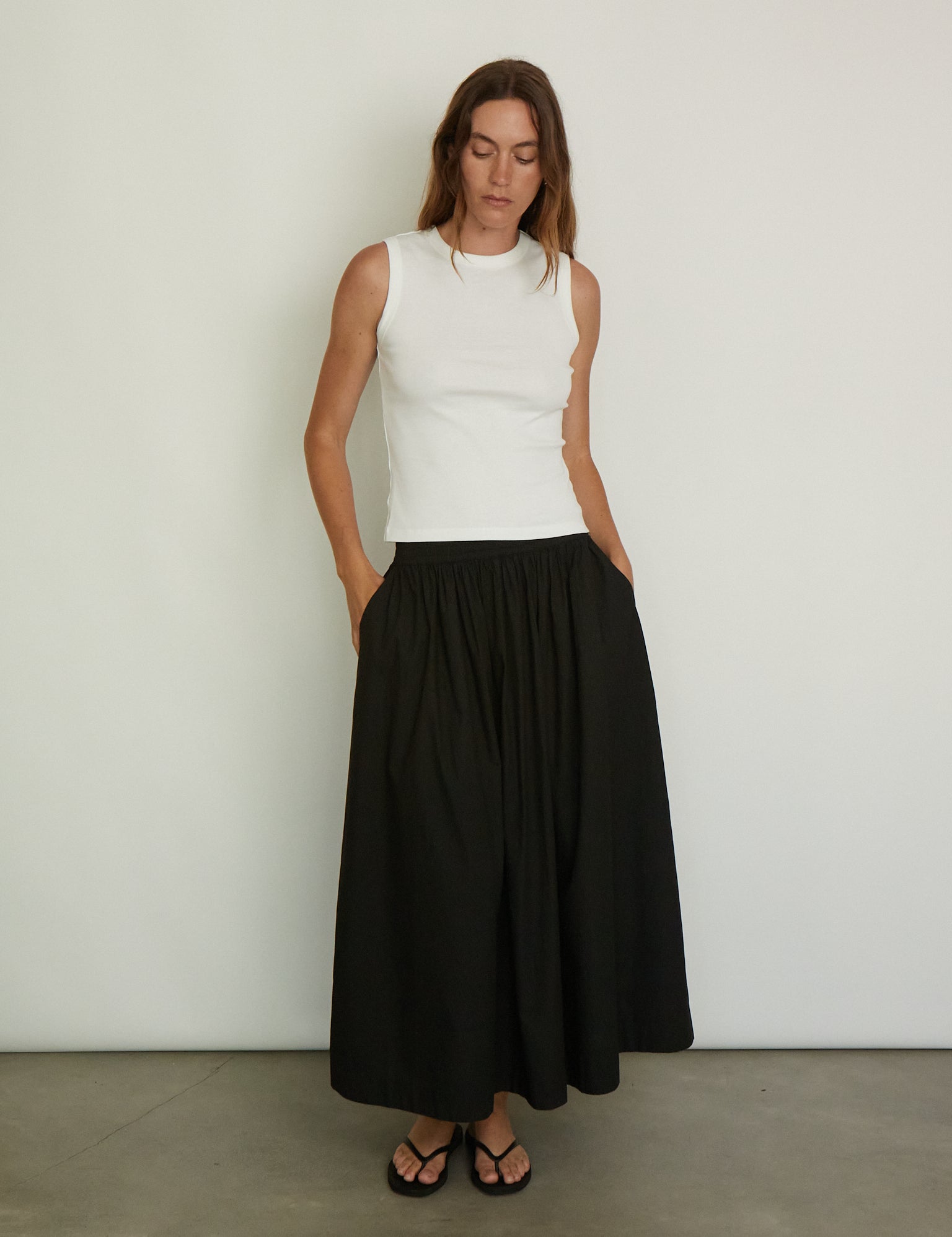 SKALL Dagny Skirt in Black, curated by Shop Sommer in San Francisco.