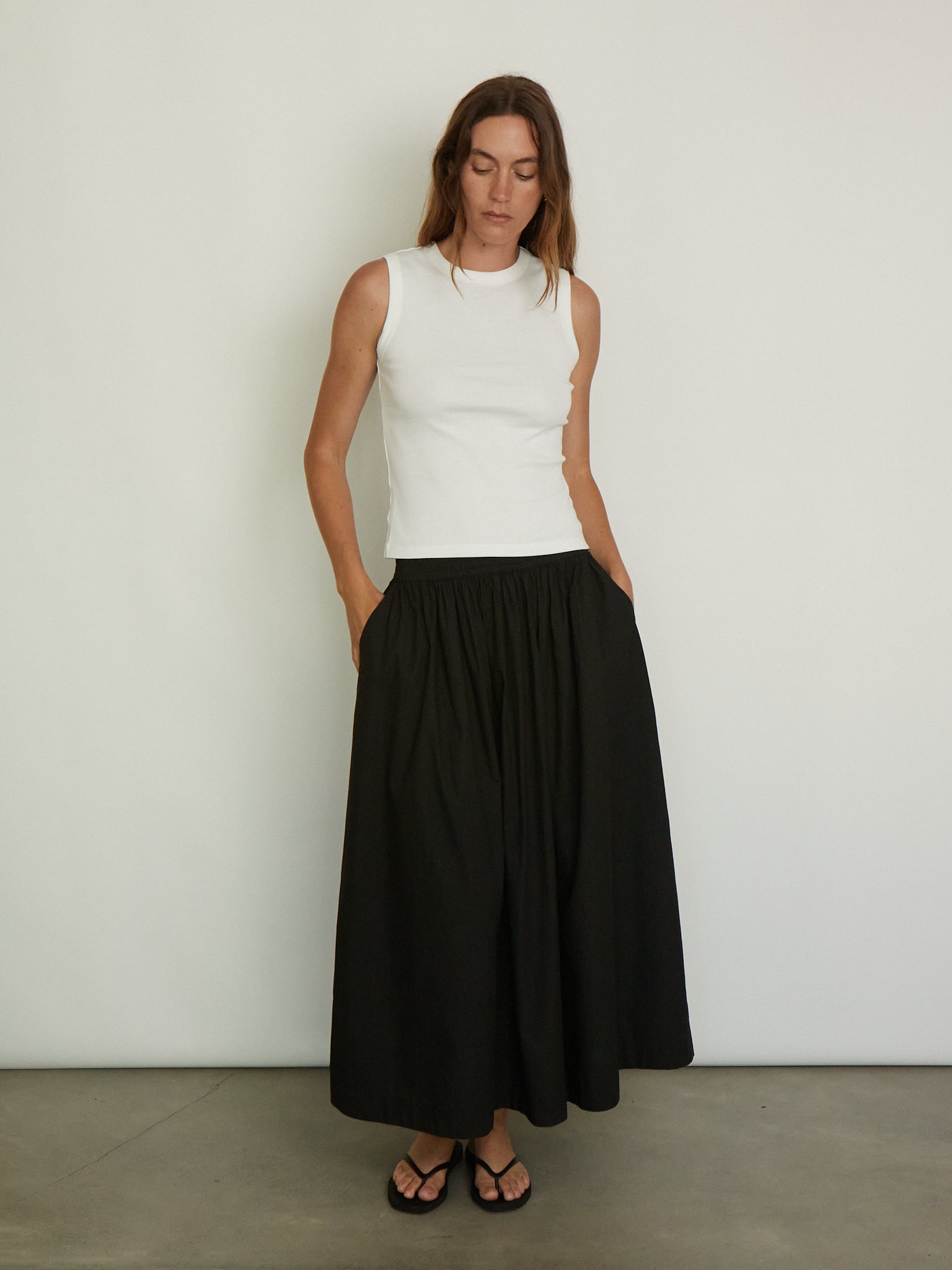 SKALL Dagny Skirt in Black, curated by Shop Sommer in San Francisco.